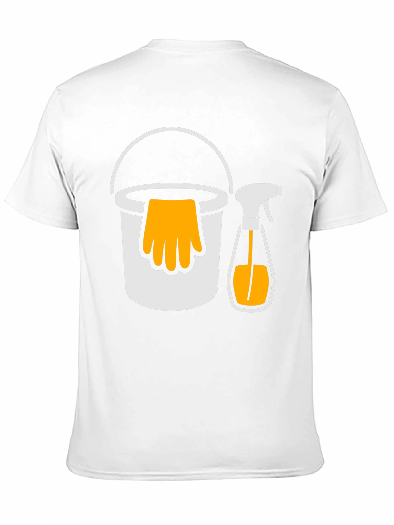 Cleaning Crew T-Shirt - Bucket and Spray Design