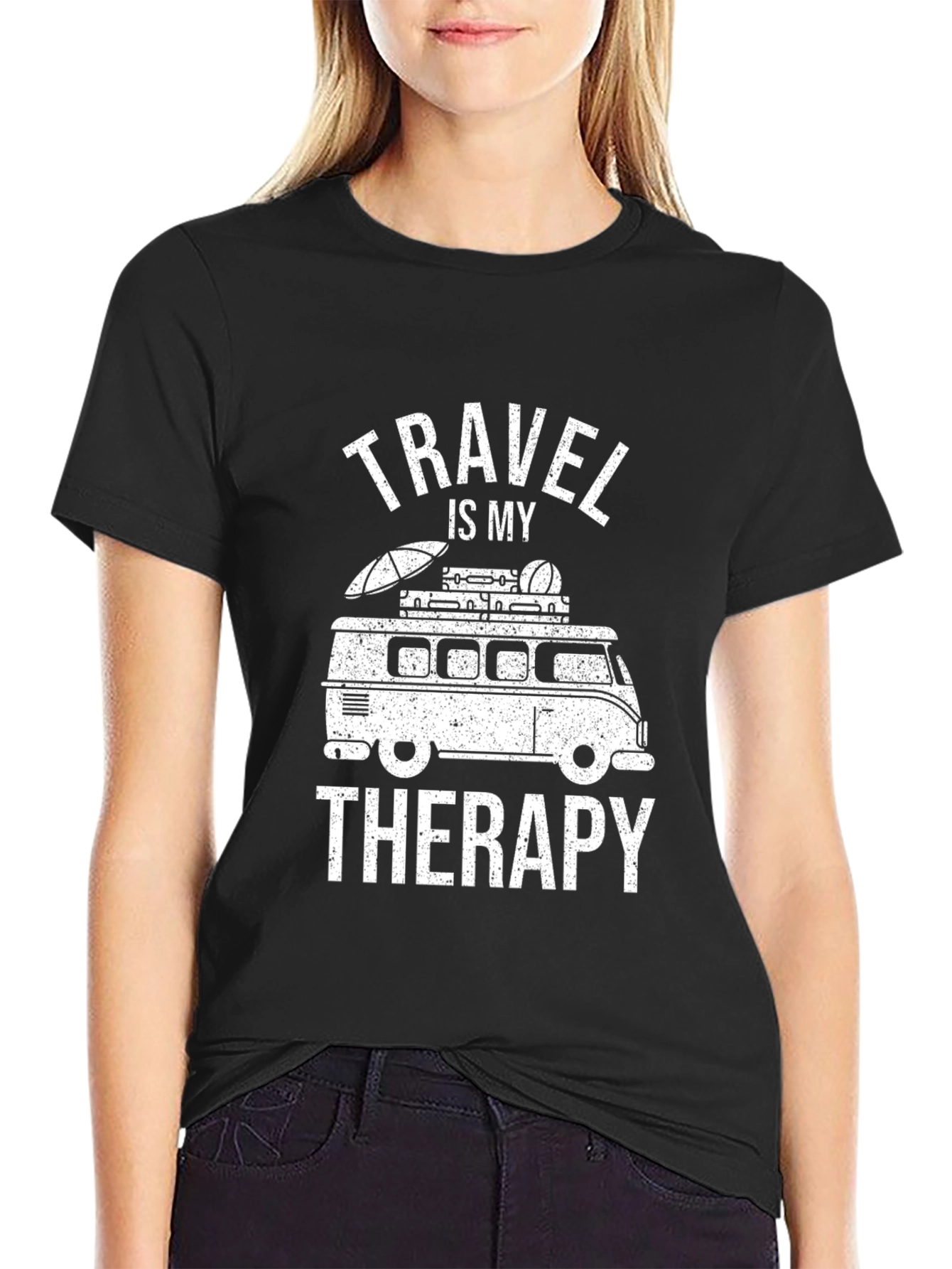Travel Is My Therapy Graphic Tee