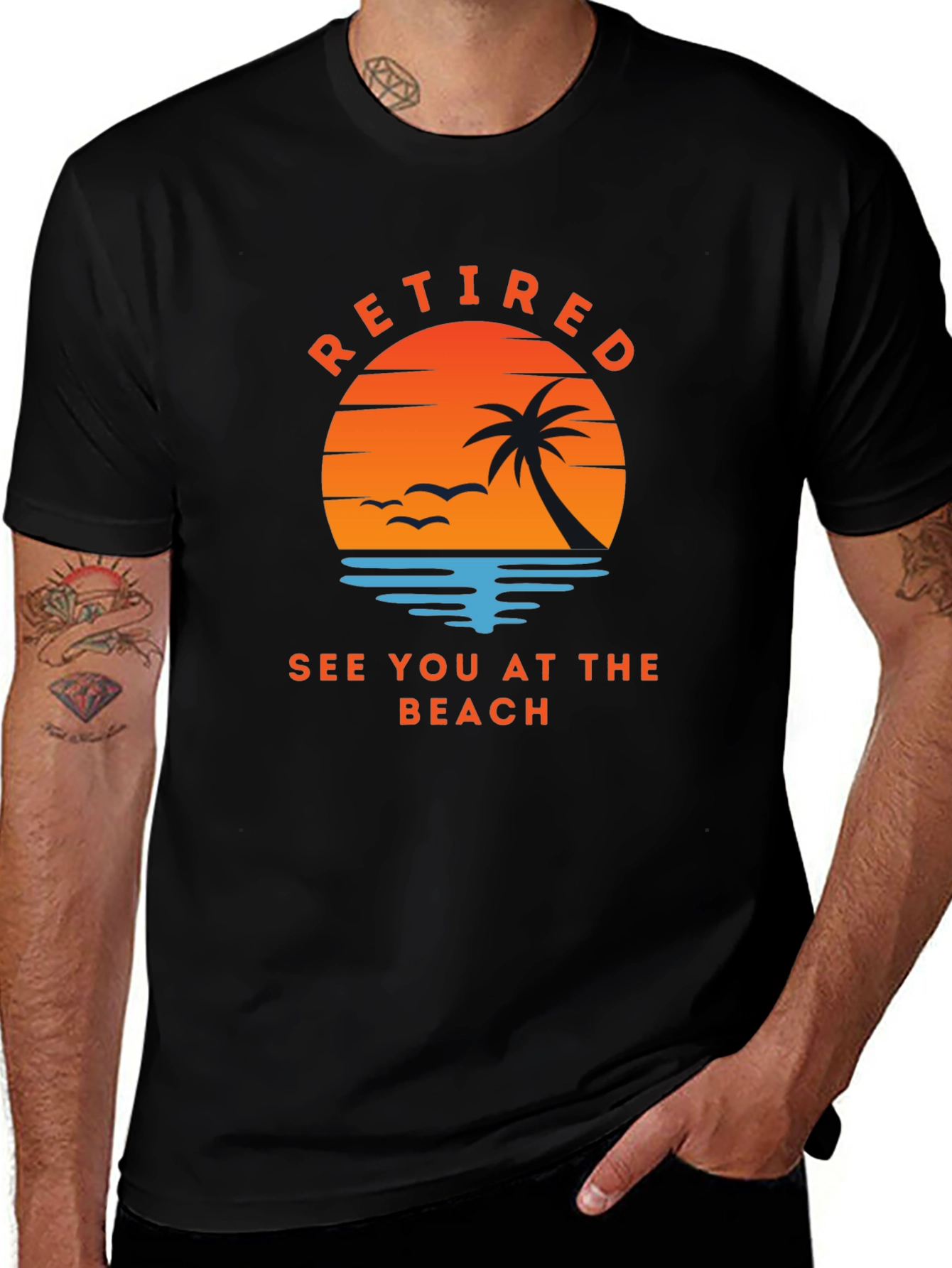 Retired See You At The Beach Graphic Tee