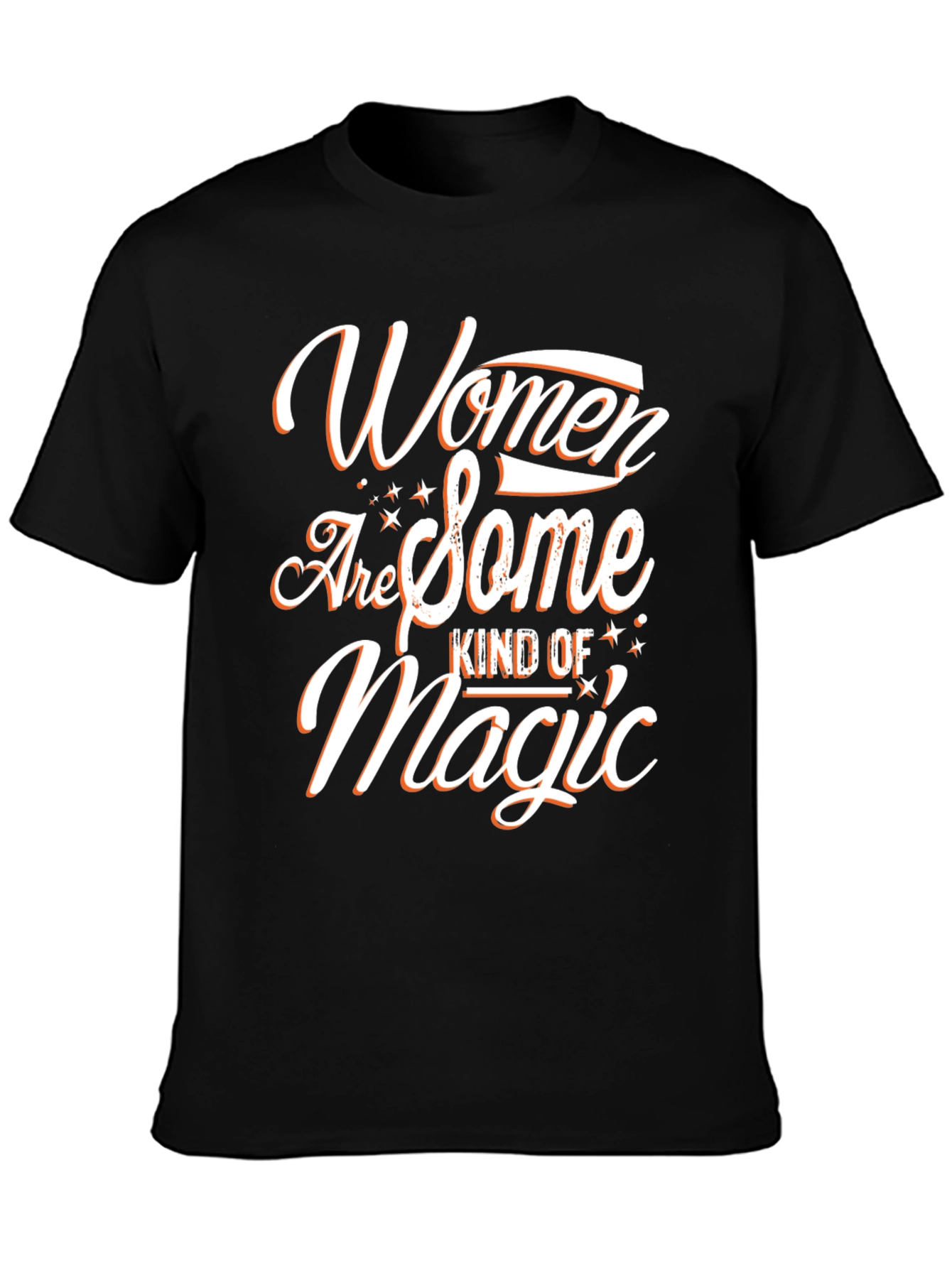 Women Are Magic Black Graphic Tee