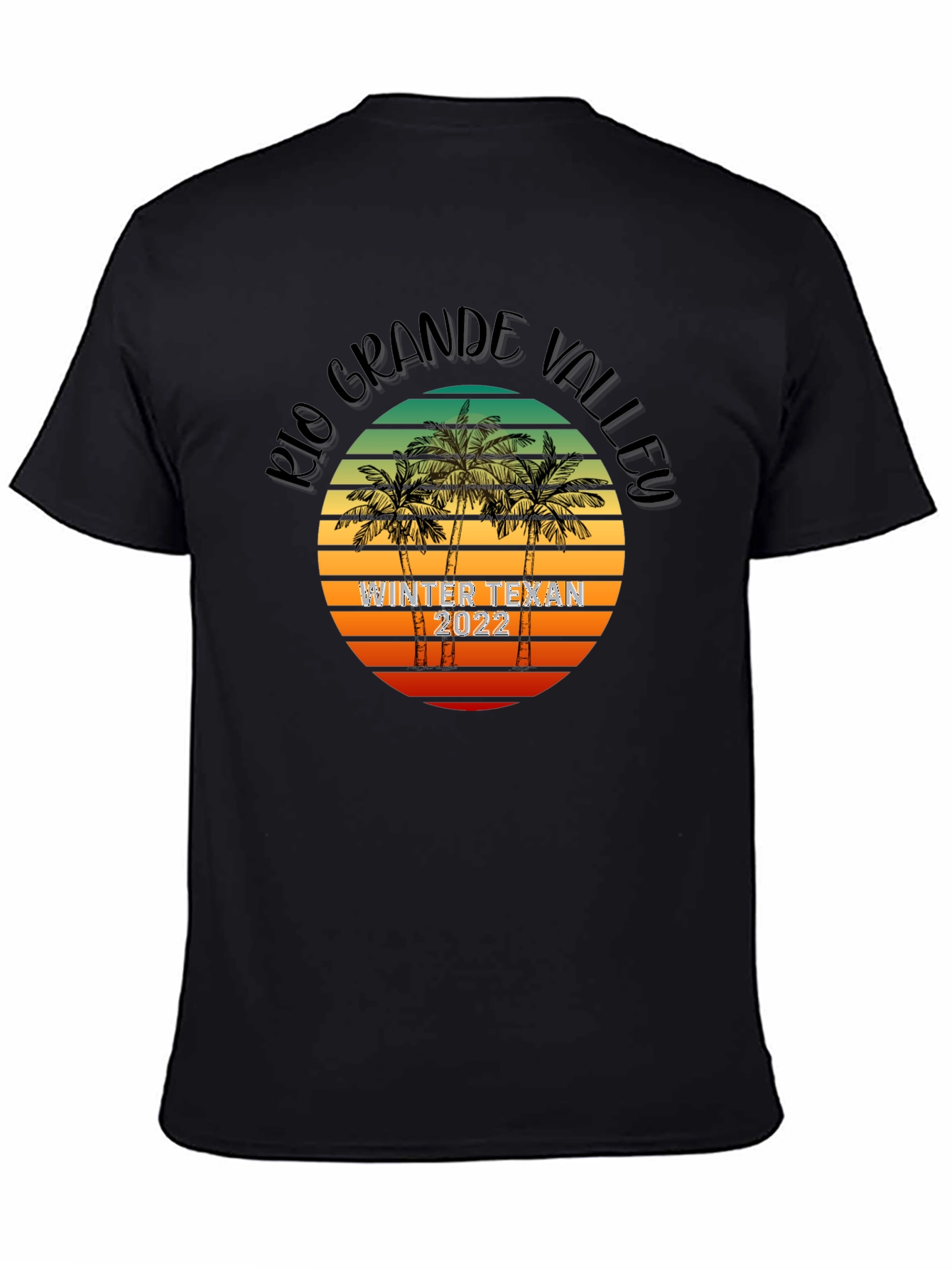 Rio Grande Valley Winter Texan 2022 Black T-Shirt