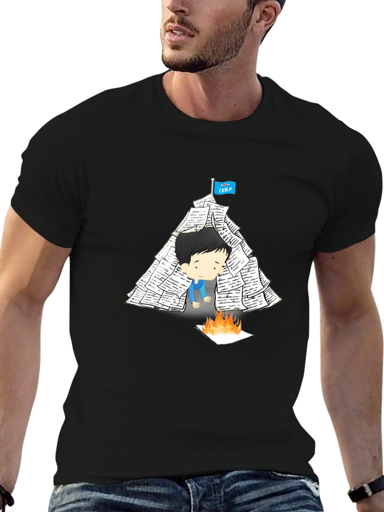 Campfire T-Shirt - Cozy and Unique Graphic Tee