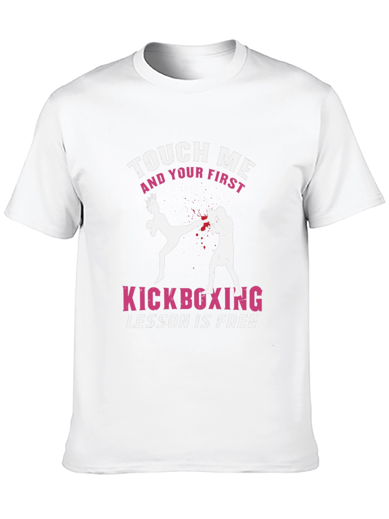 Touch Me Kickboxing T-Shirt - Free Lesson Graphic Tee