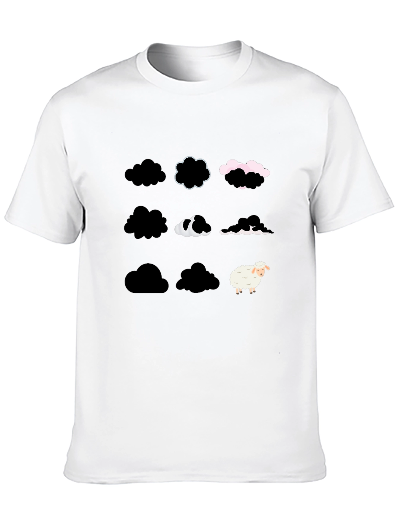 Black Cloud Sheep T-Shirt - Unique & Stylish