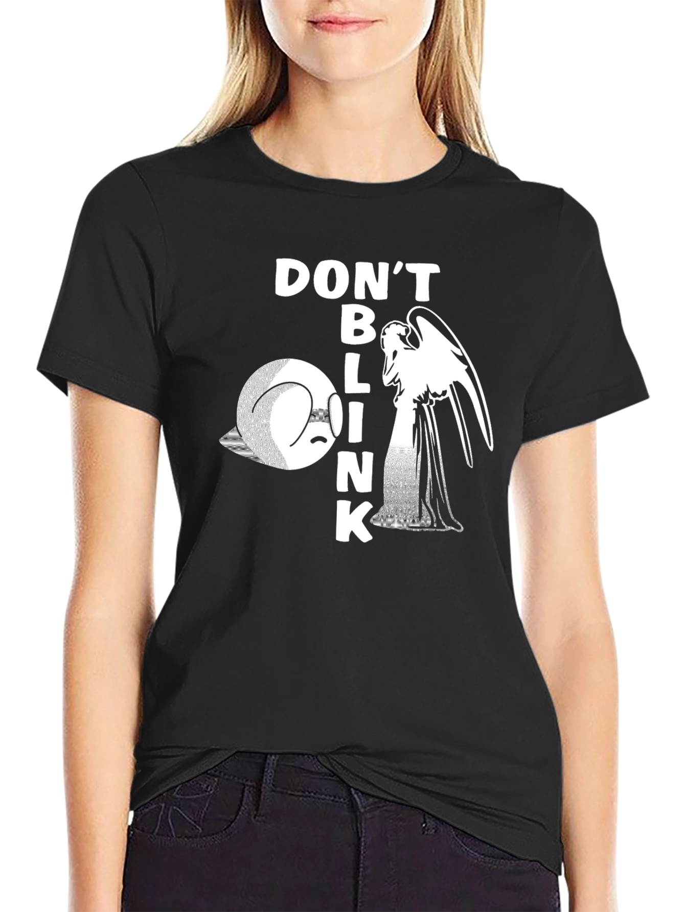 Dont Blink Graphic Tee - Black