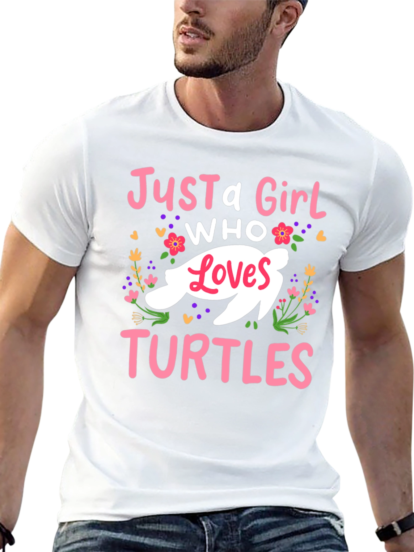 Just a Girl Who Loves Turtles T-Shirt