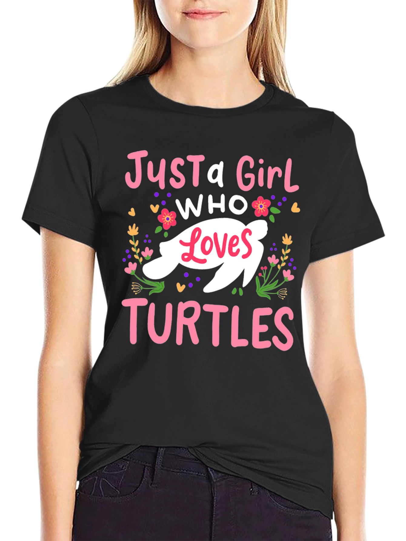 Just a Girl Who Loves Turtles T-Shirt