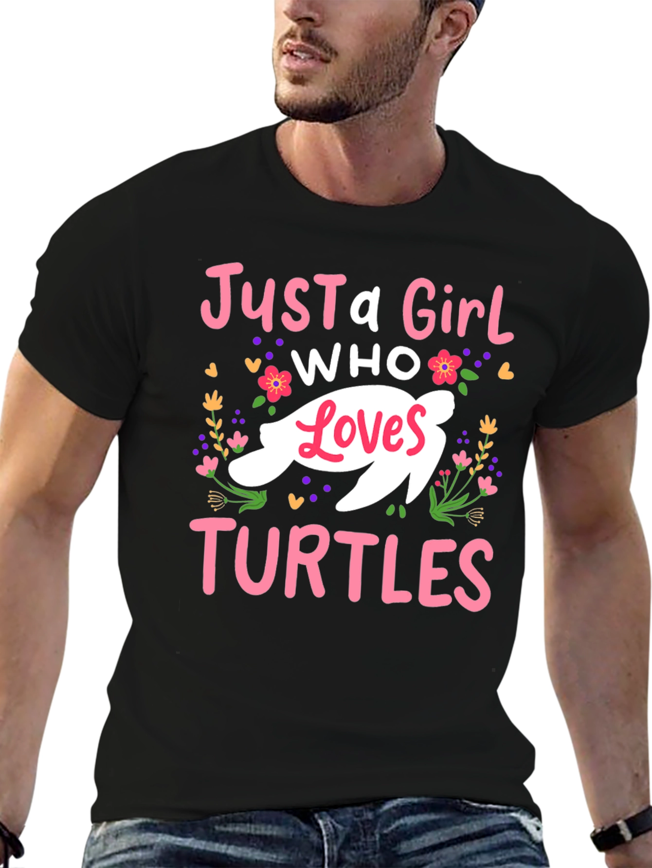 Just a Girl Who Loves Turtles T-Shirt