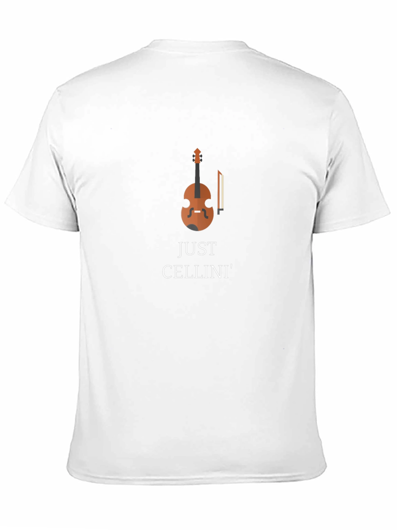 Just Cellini Black T-Shirt Cello Graphic Tee