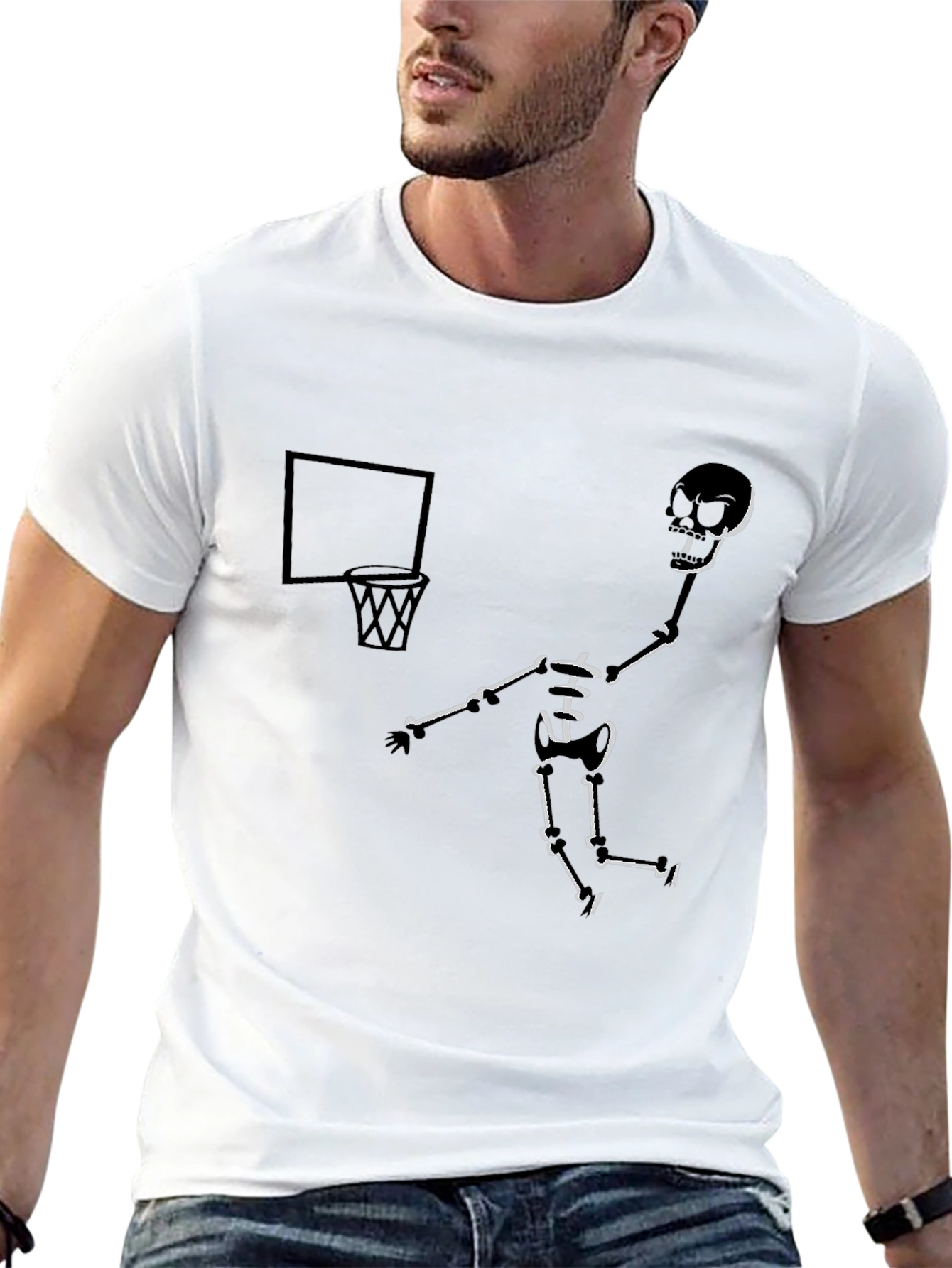 Skeleton Dunk Black T-Shirt