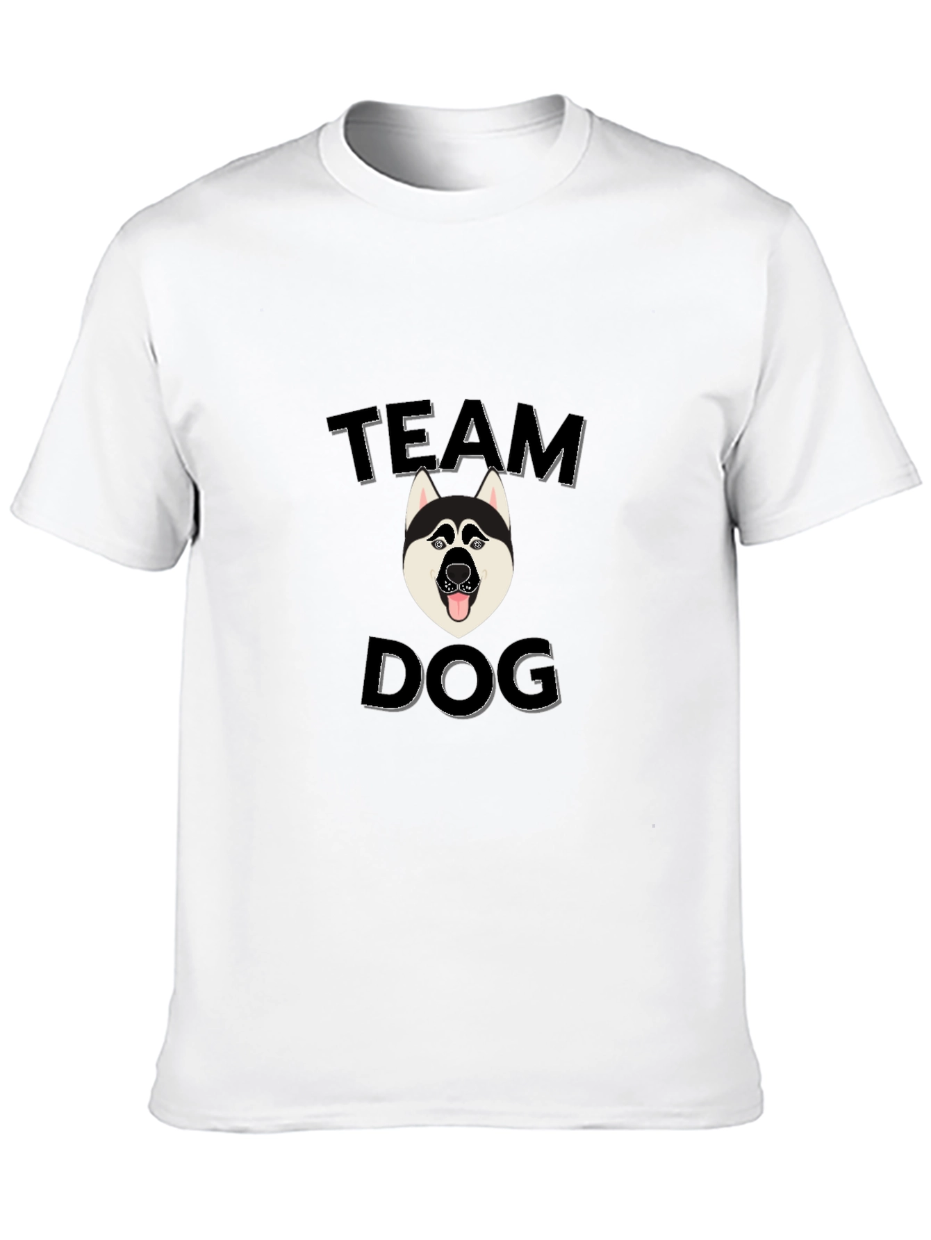 Team Dog Graphic Tee - Black Cotton Blend
