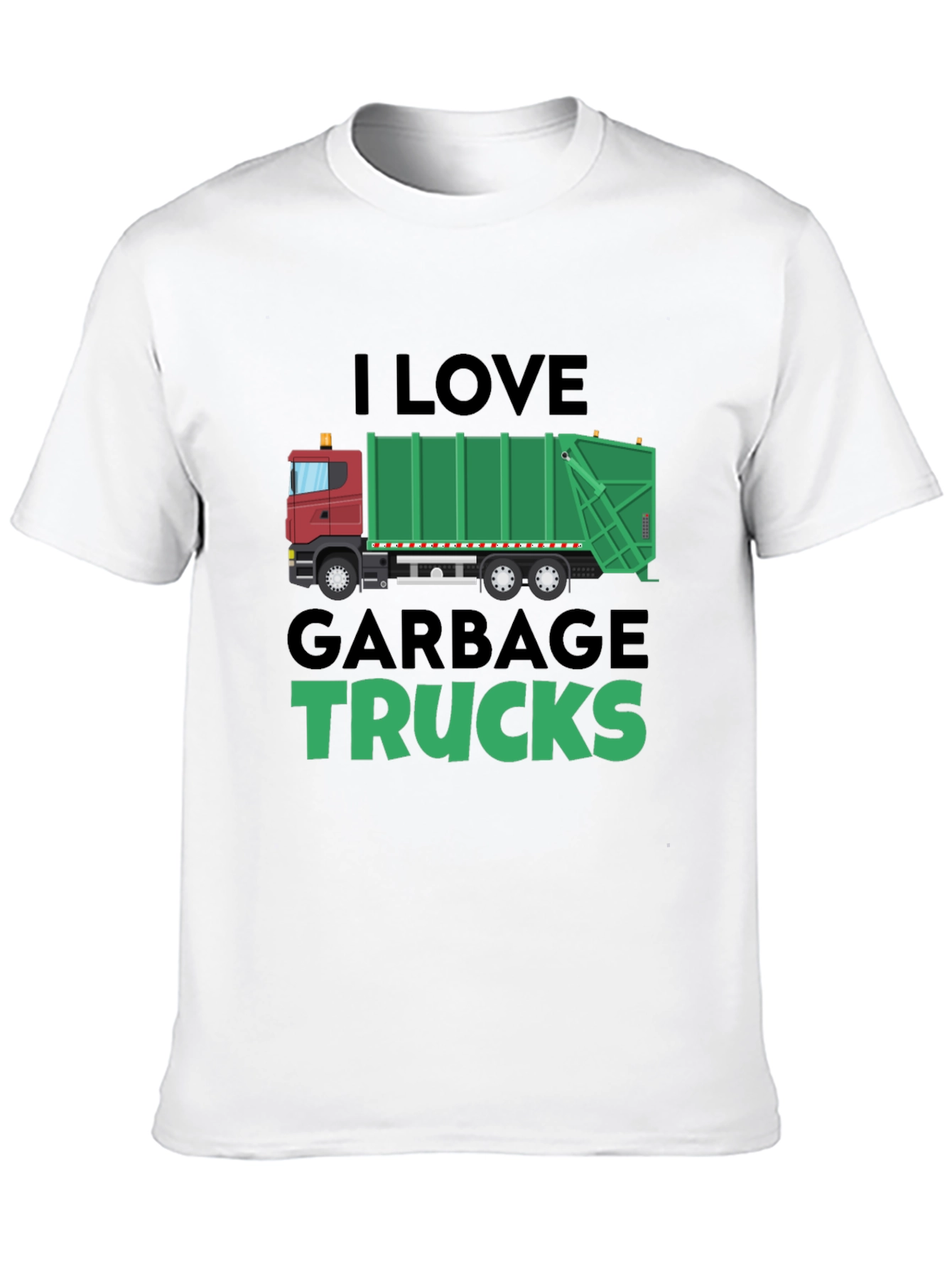 I Love Garbage Trucks T-Shirt