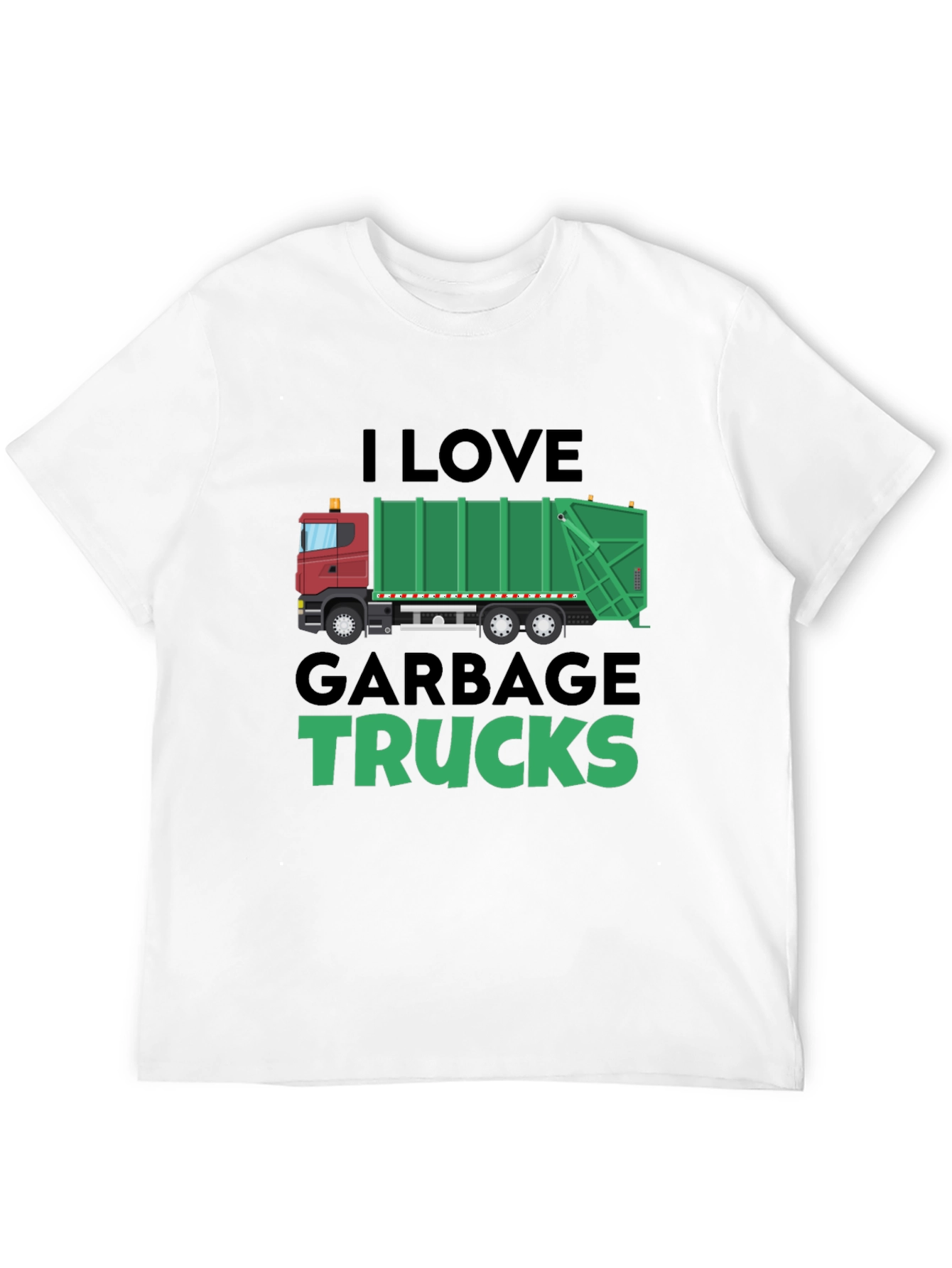 I Love Garbage Trucks T-Shirt