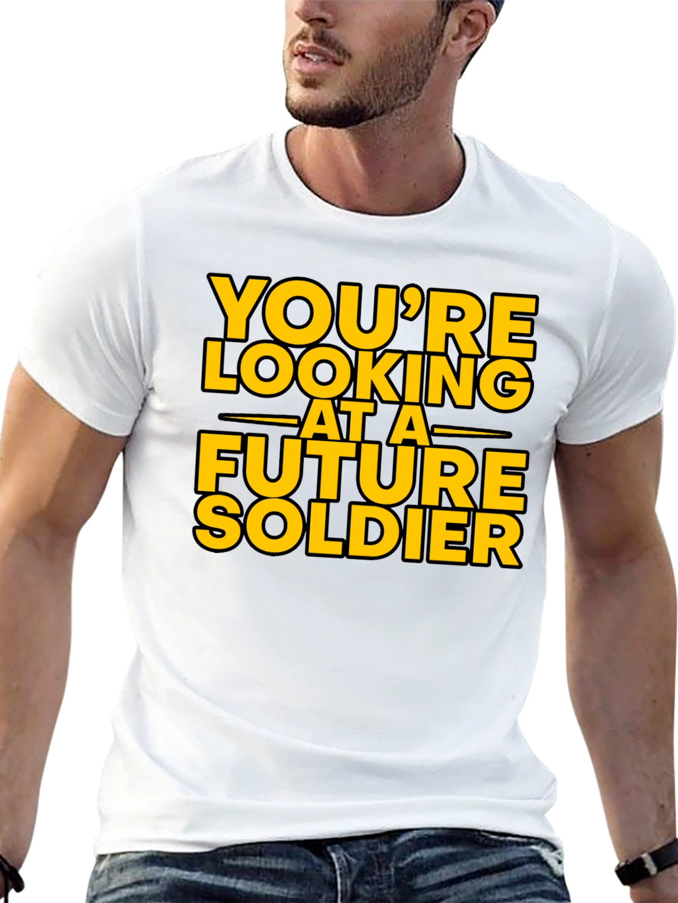 Future Soldier Black Graphic Tee