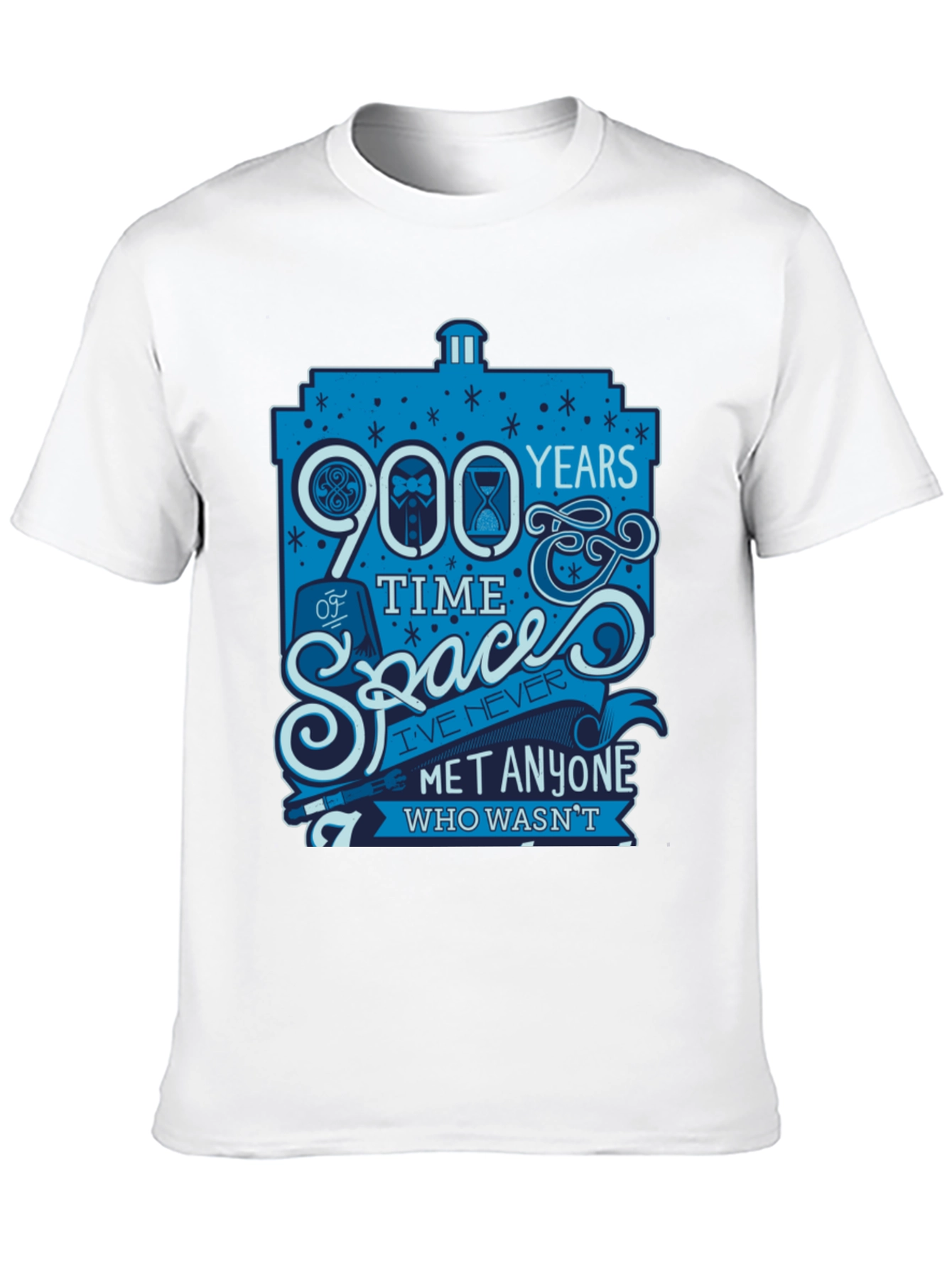 Doctor Who 900 Years Time Space Graphic T-Shirt
