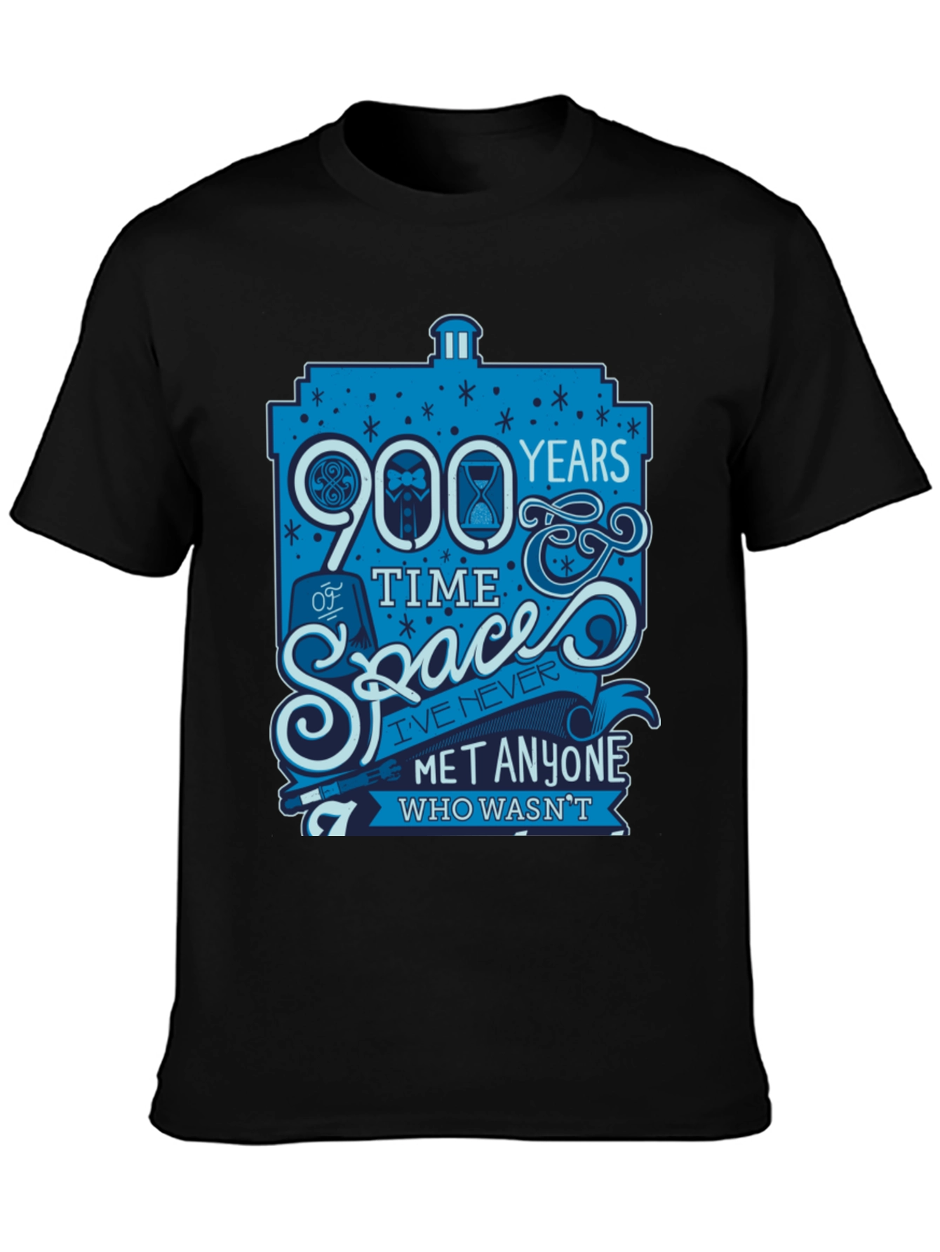 Doctor Who 900 Years Time Space Graphic T-Shirt