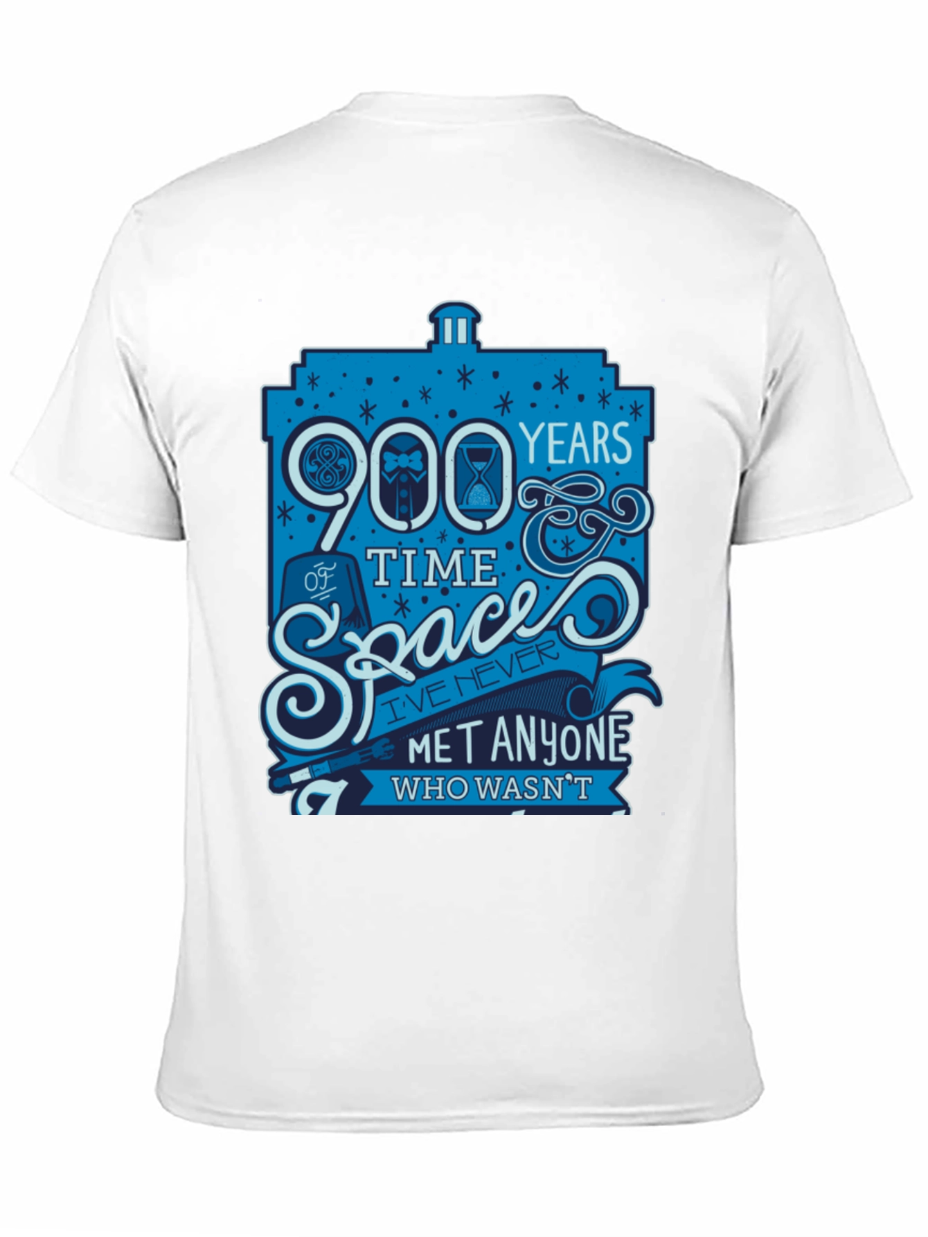 Doctor Who 900 Years Time Space Graphic T-Shirt