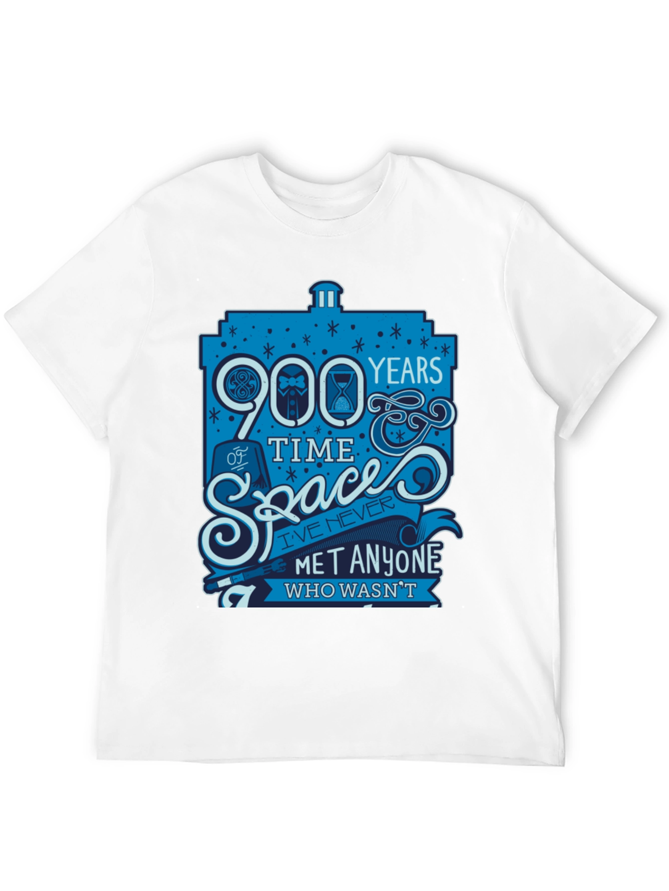 Doctor Who 900 Years Time Space Graphic T-Shirt