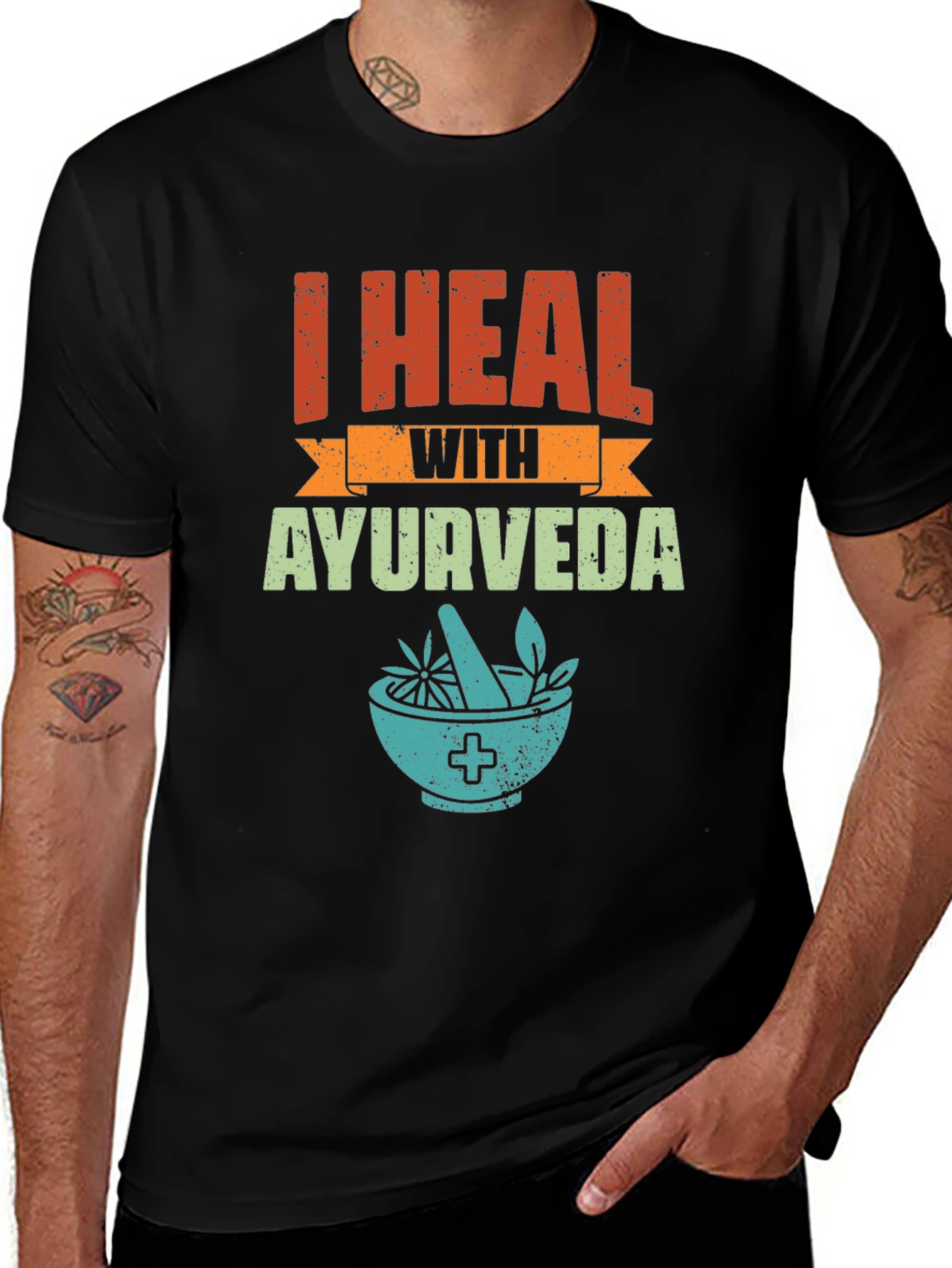 I Heal With Ayurveda Graphic Tee