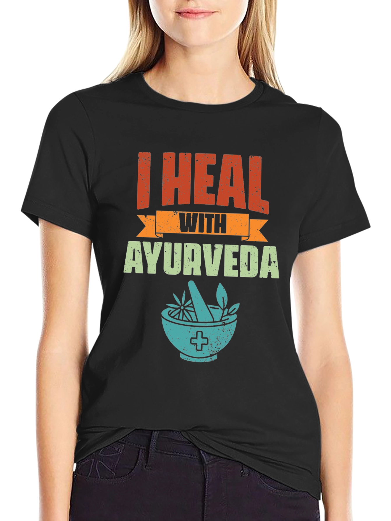 I Heal With Ayurveda Graphic Tee