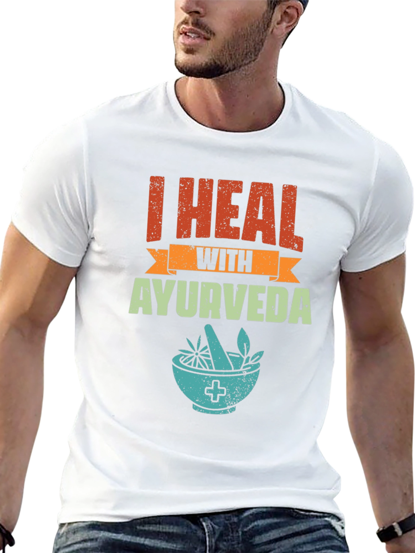 I Heal With Ayurveda Graphic Tee