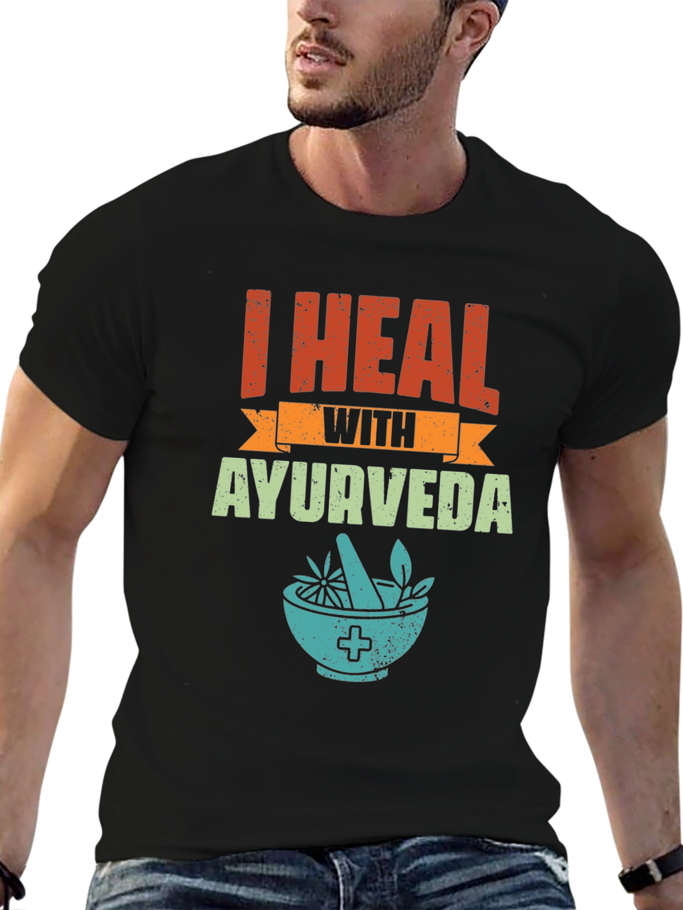I Heal With Ayurveda Graphic Tee
