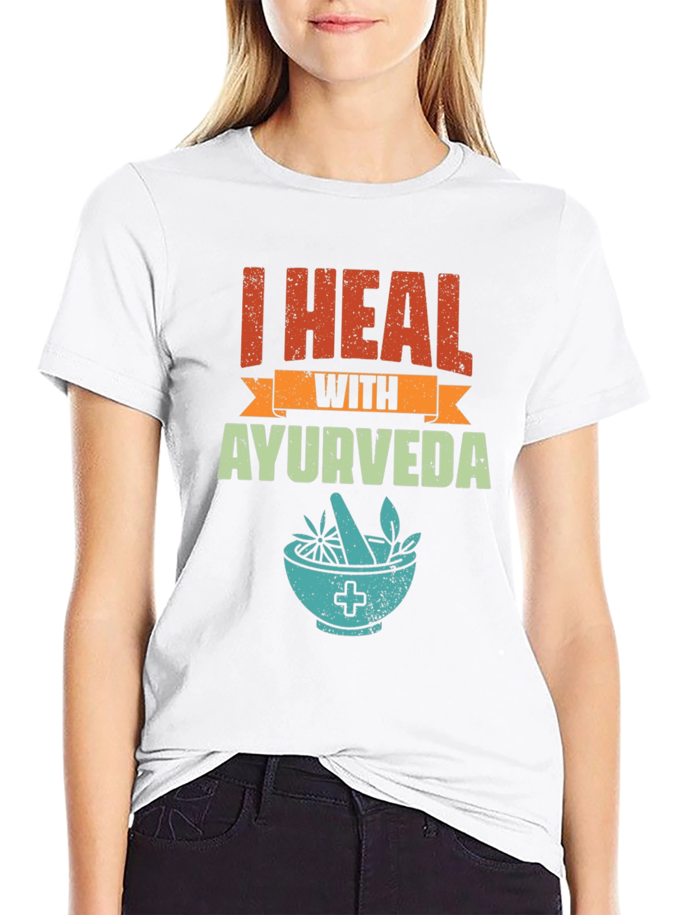 I Heal With Ayurveda Graphic Tee