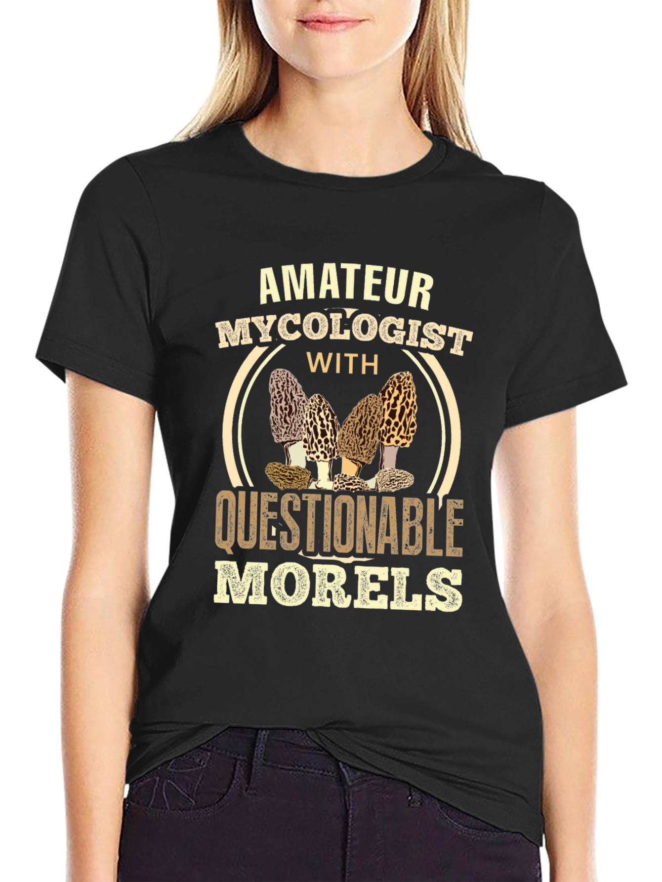 Amateur Mycologist Morel Mushroom T-Shirt