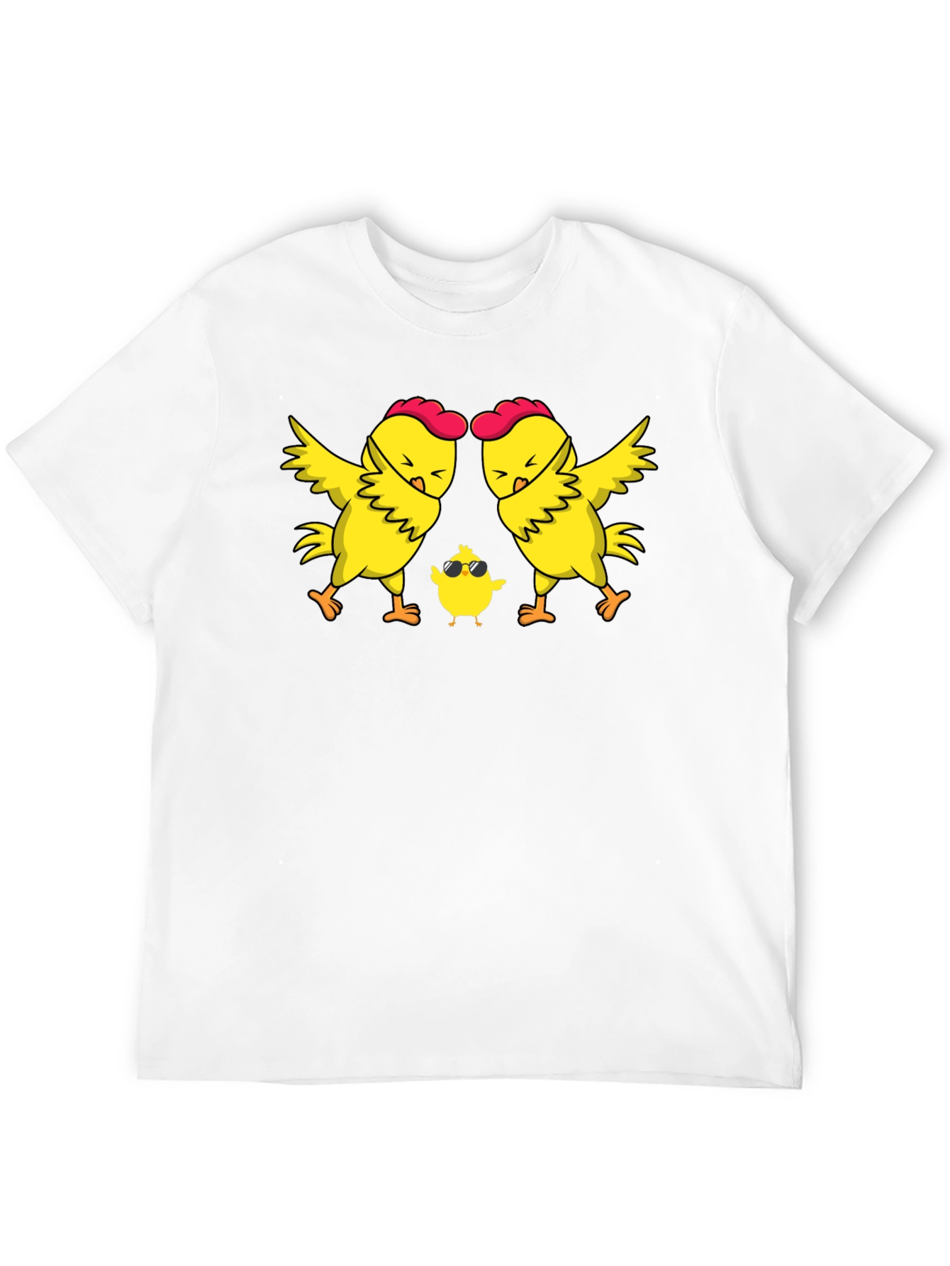 Cool Chicken Family T-Shirt - Dad Mom Chick