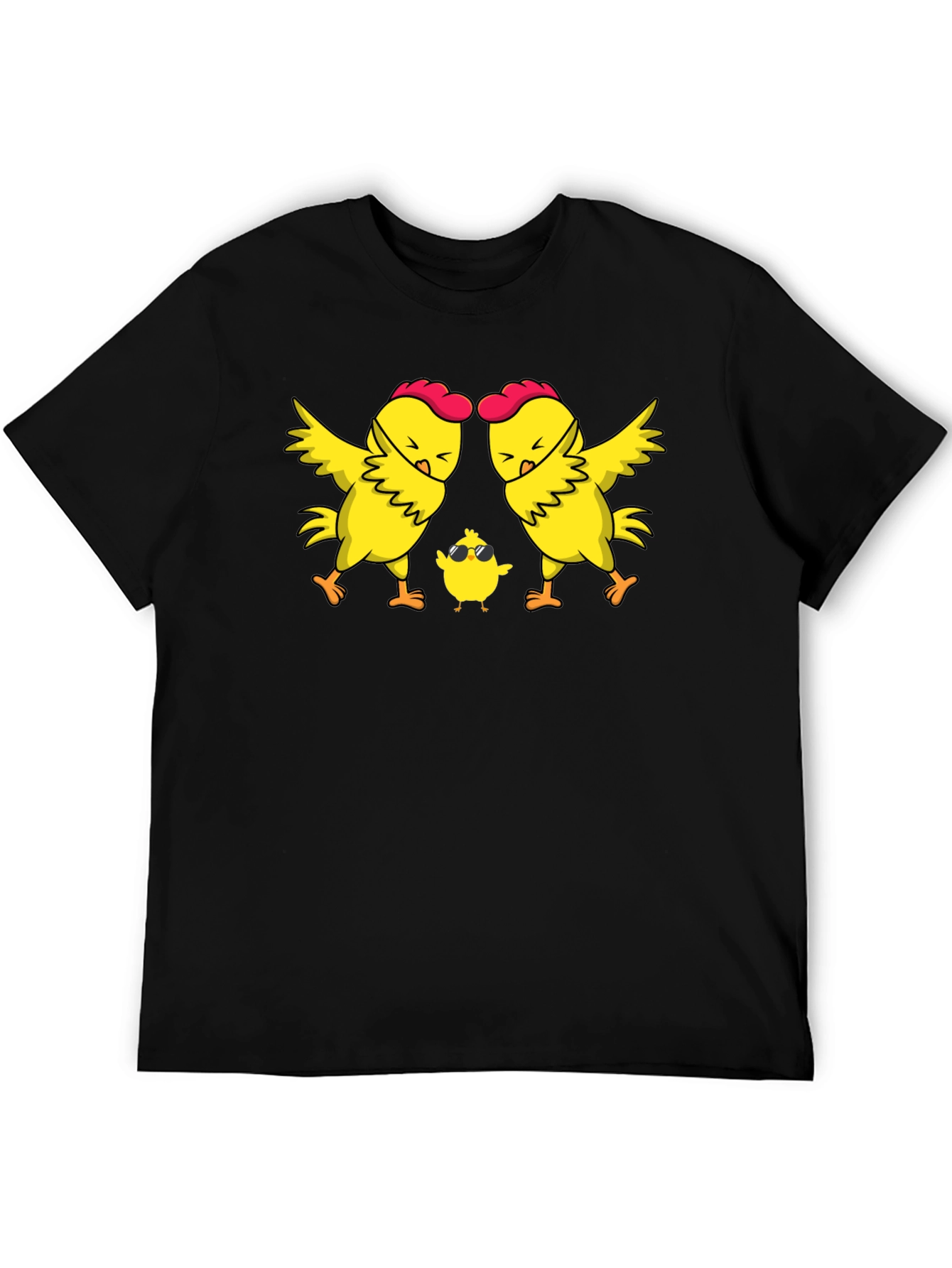 Cool Chicken Family T-Shirt - Dad Mom Chick