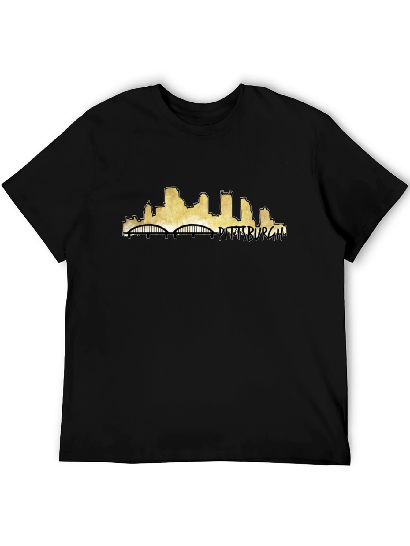 Pittsburgh Skyline Black T-Shirt