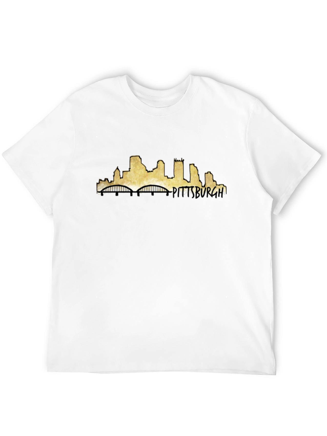 Pittsburgh Skyline Black T-Shirt