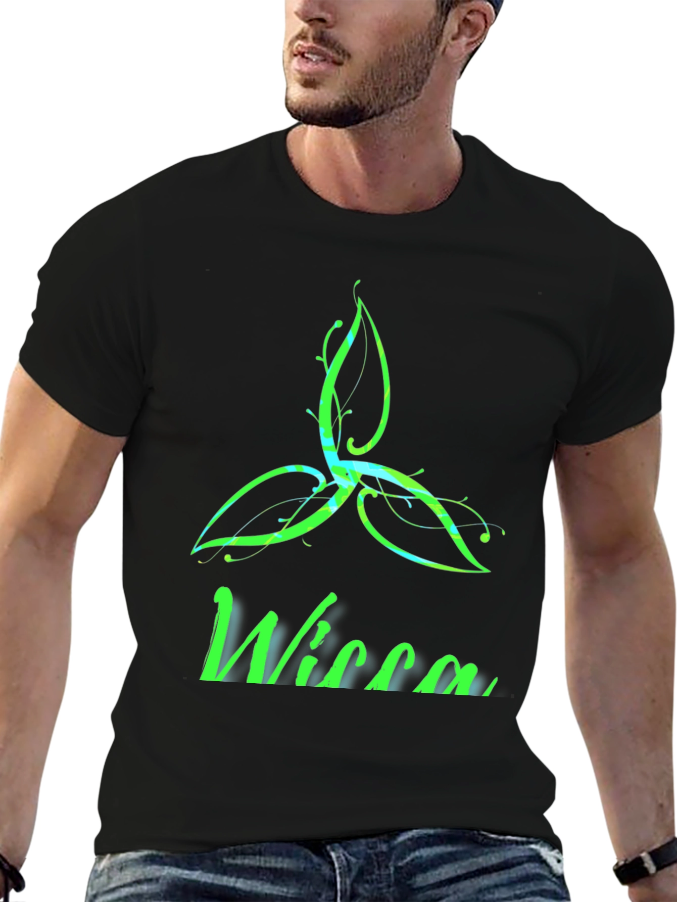 Wiccan Triquetra Black T-Shirt