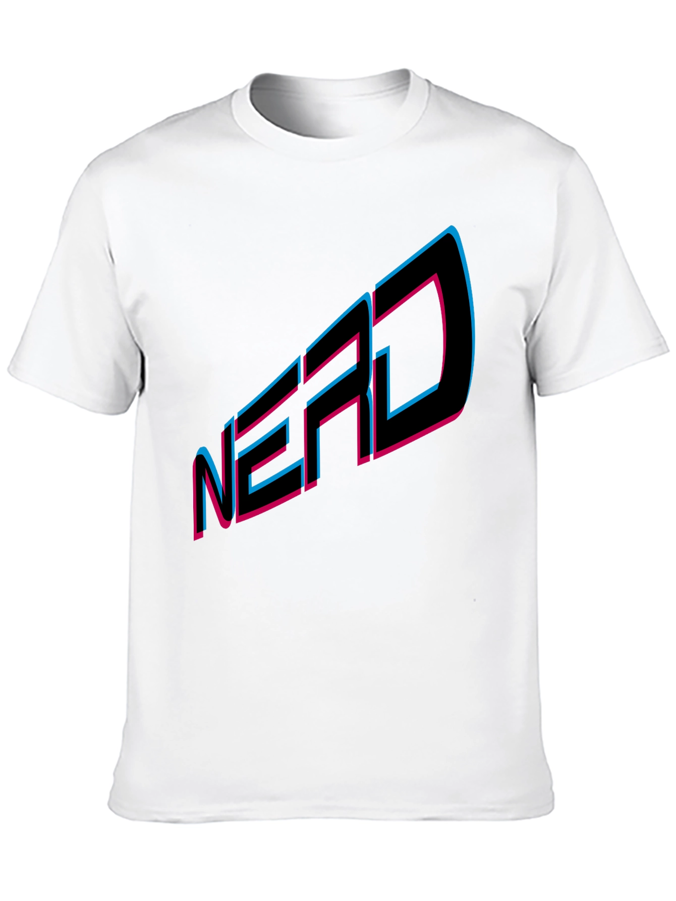 NERD Graphic Tee - Black Cotton Blend T-Shirt