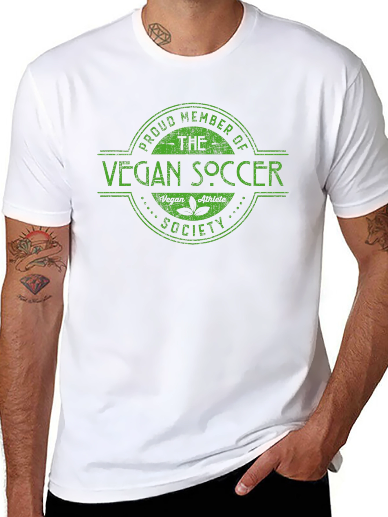 Vegan Soccer Society Graphic T-Shirt