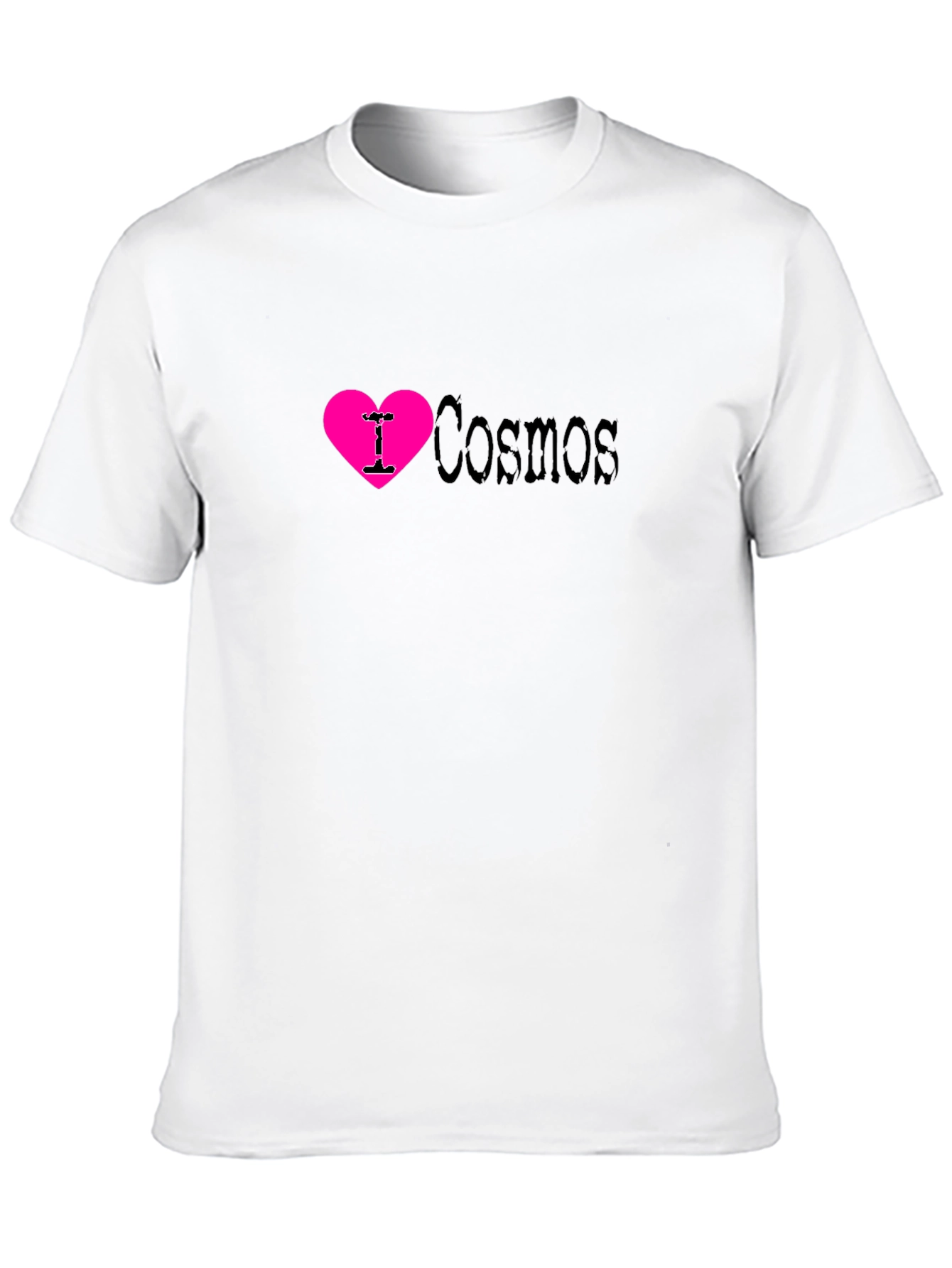 I Love Cosmos T-Shirt - Black Cotton Blend