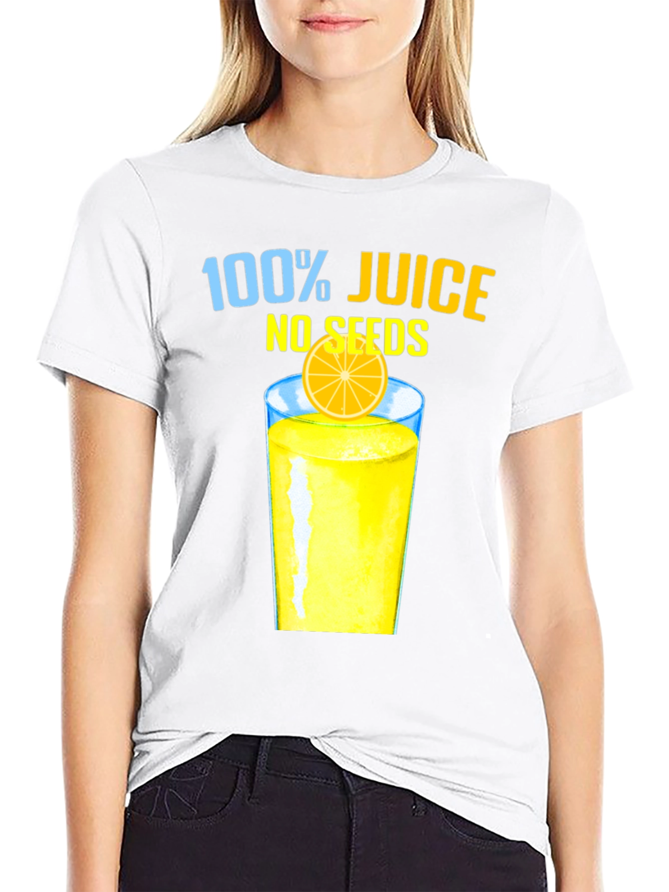 100% Juice No Seeds Graphic T-Shirt