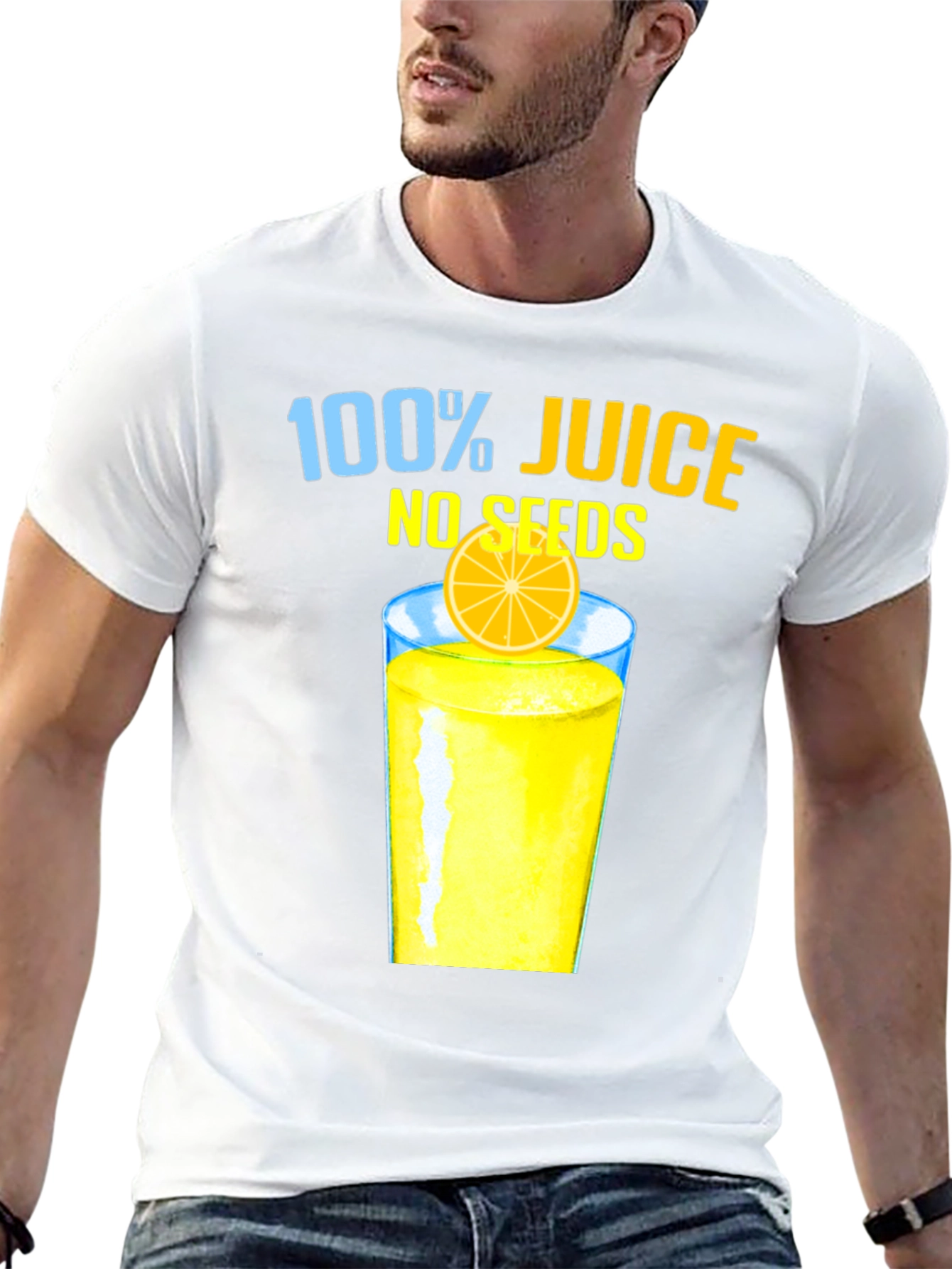 100% Juice No Seeds Graphic T-Shirt