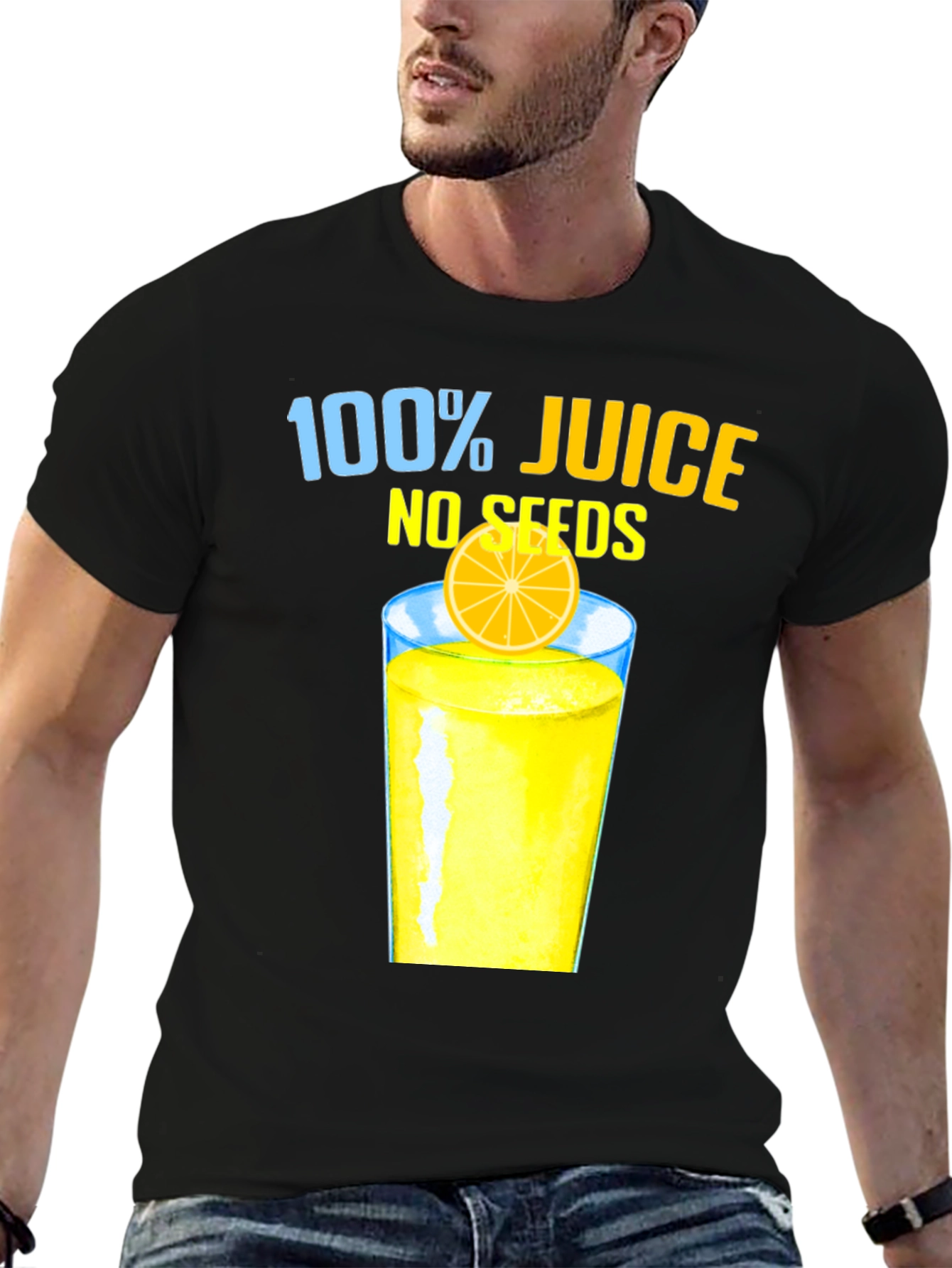 100% Juice No Seeds Graphic T-Shirt