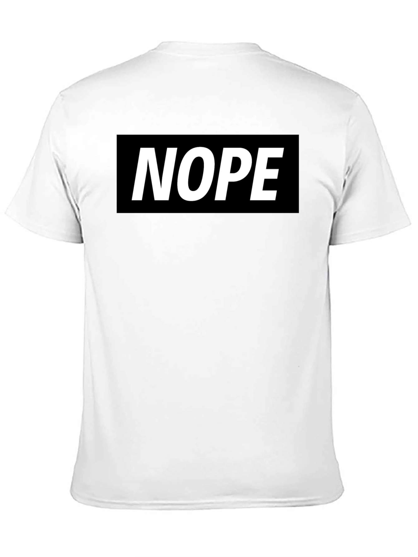 Nope Graphic Tee - Classic Black