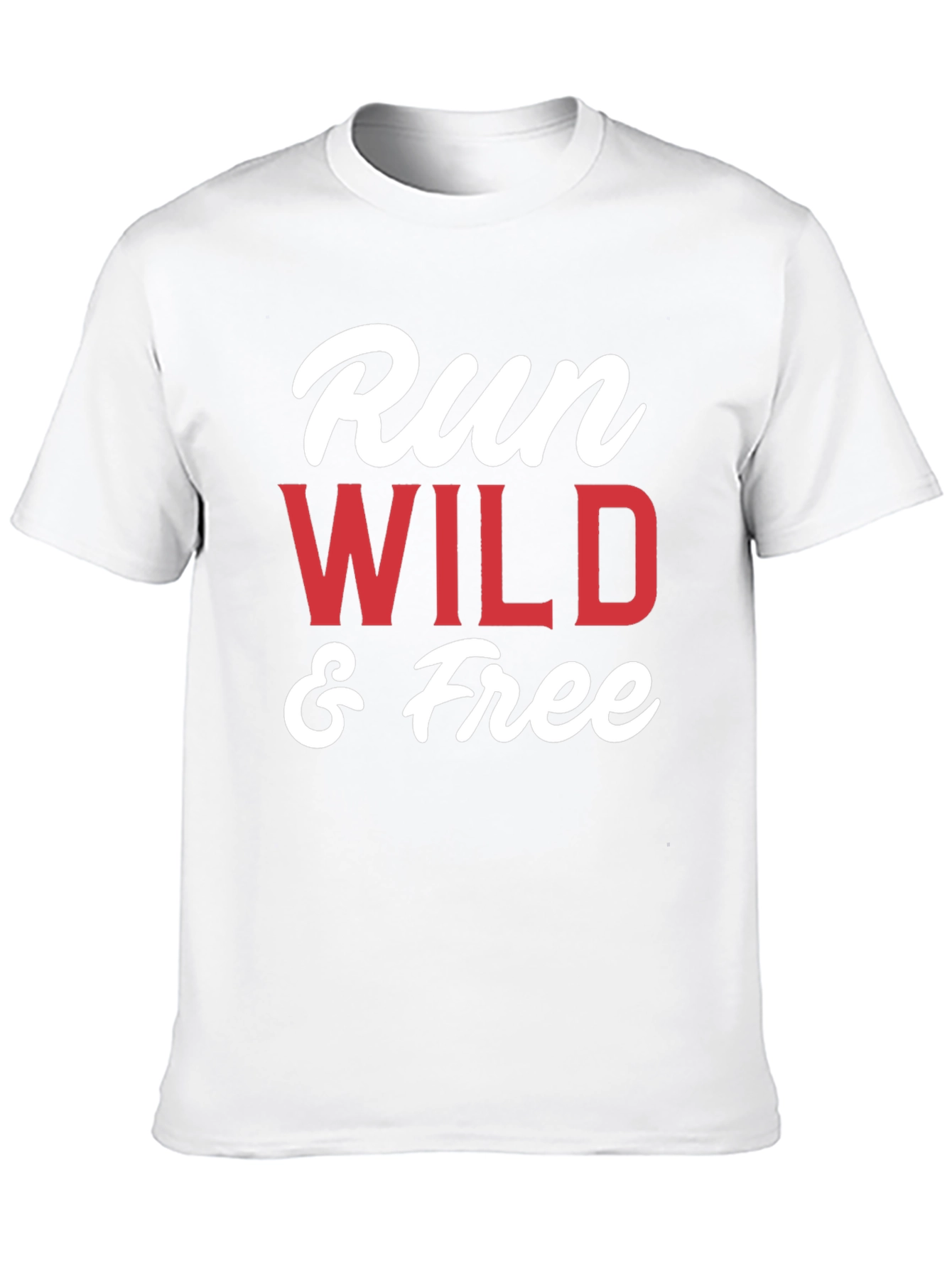 Run Wild & Free Graphic T-Shirt - Black