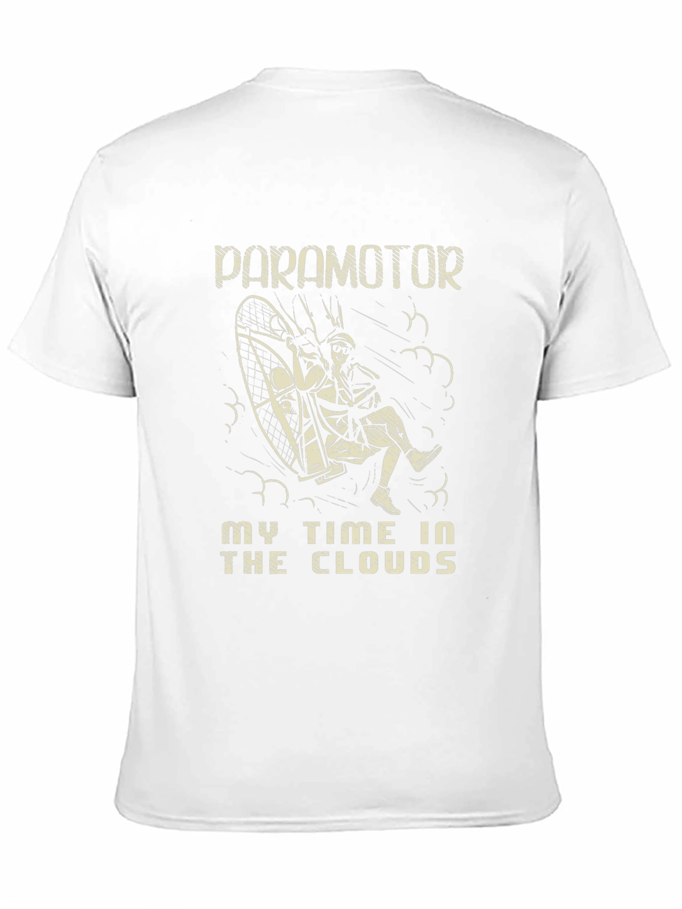 Paramotor Time In The Clouds Black T-Shirt