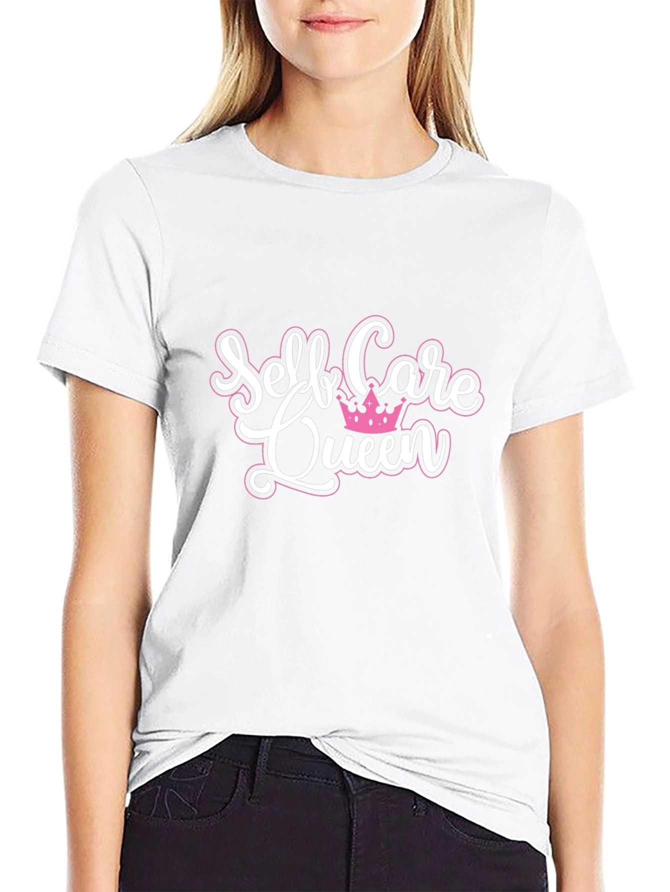 Self Care Queen Black T-Shirt