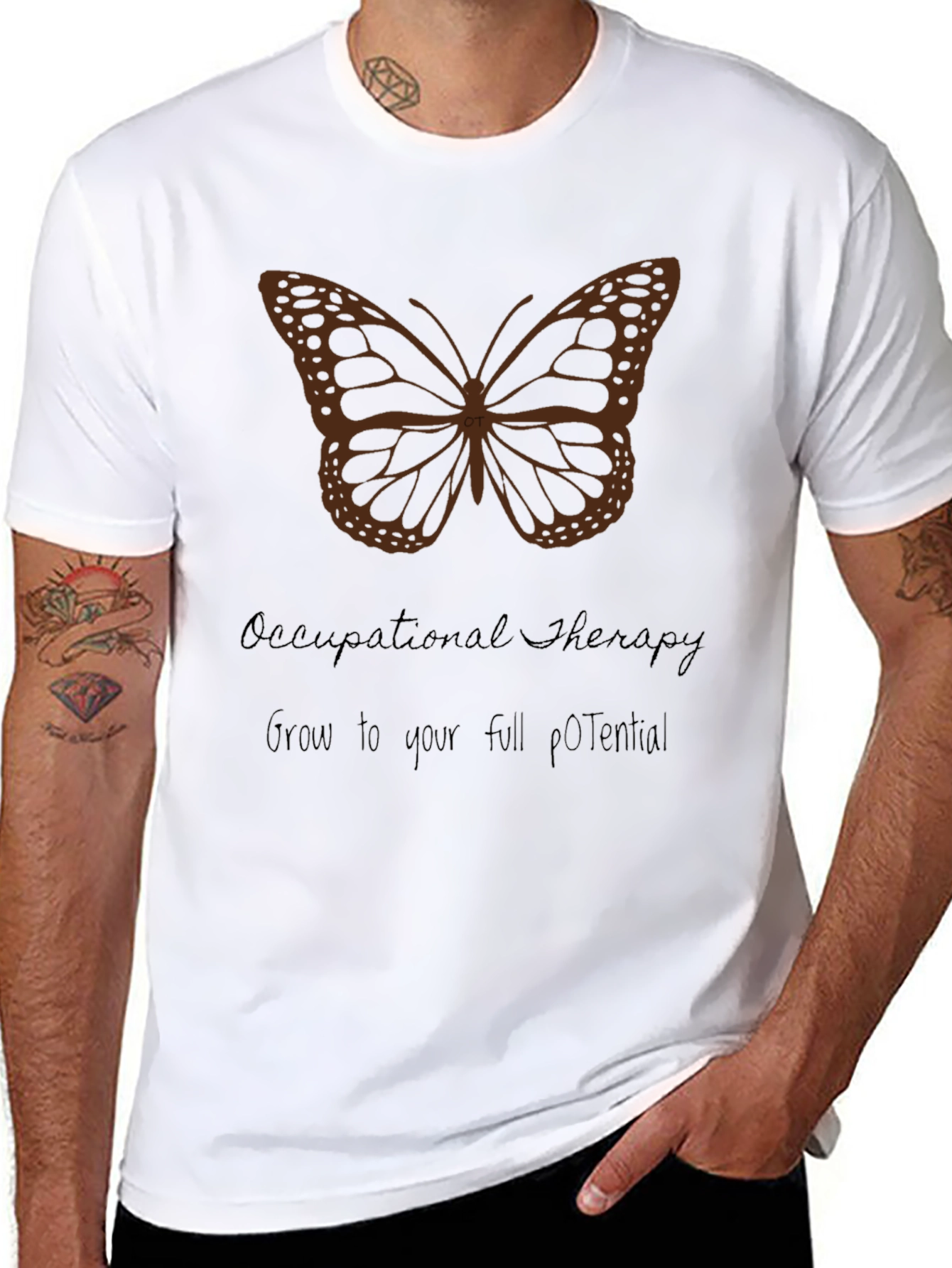 Occupational Therapy Butterfly T-Shirt