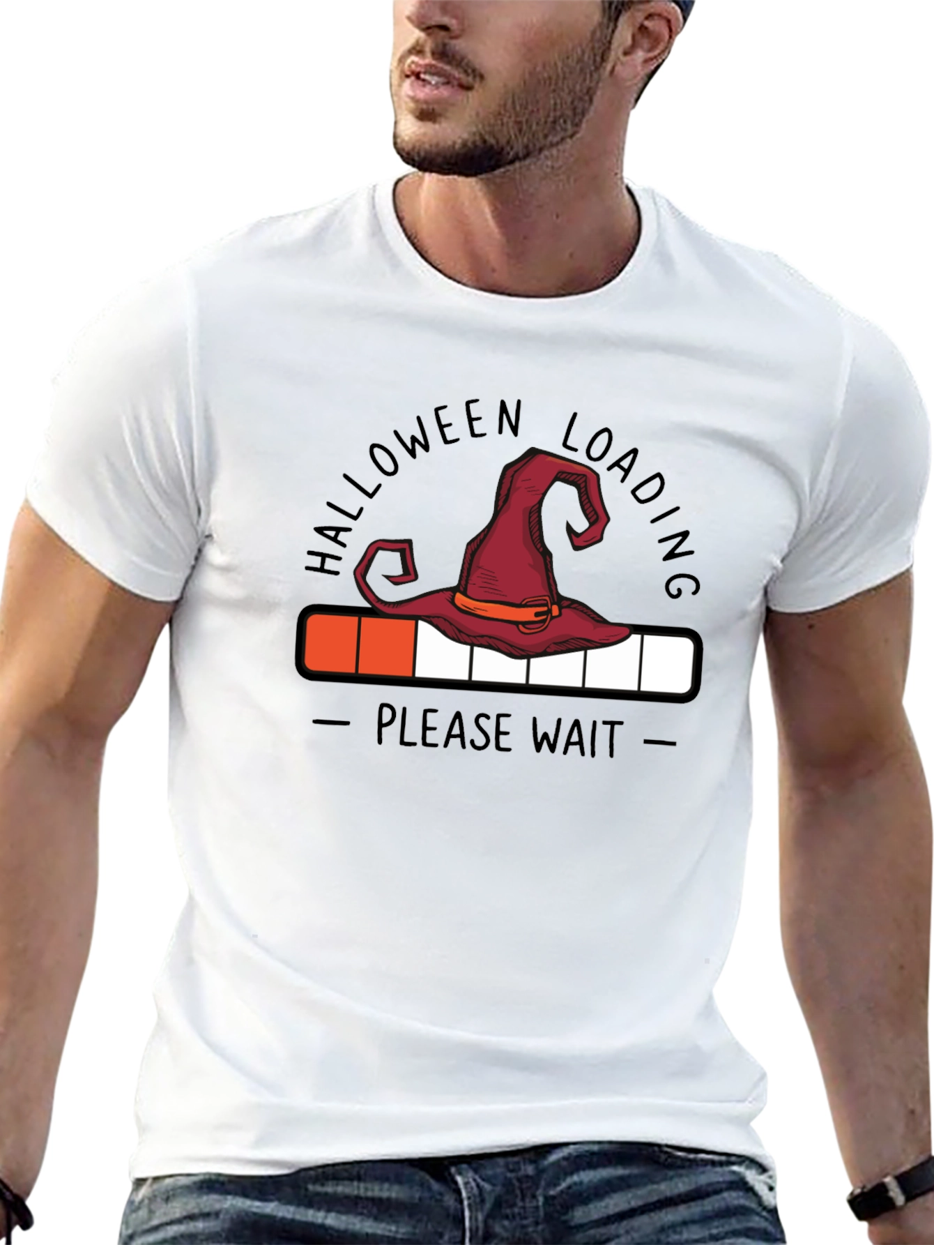 Halloween Loading T-Shirt - Witch Hat Design