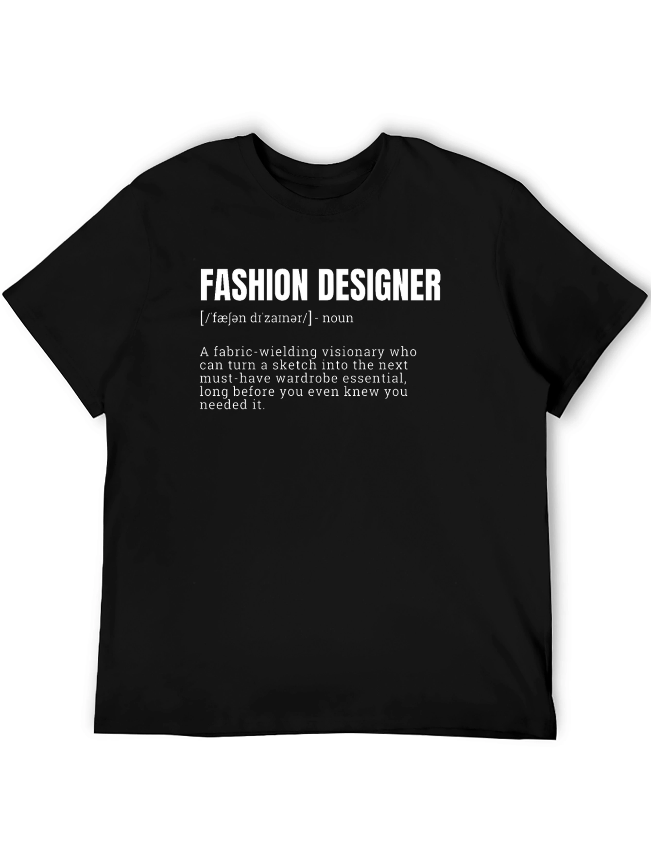 Fashion Designer Definition T-Shirt