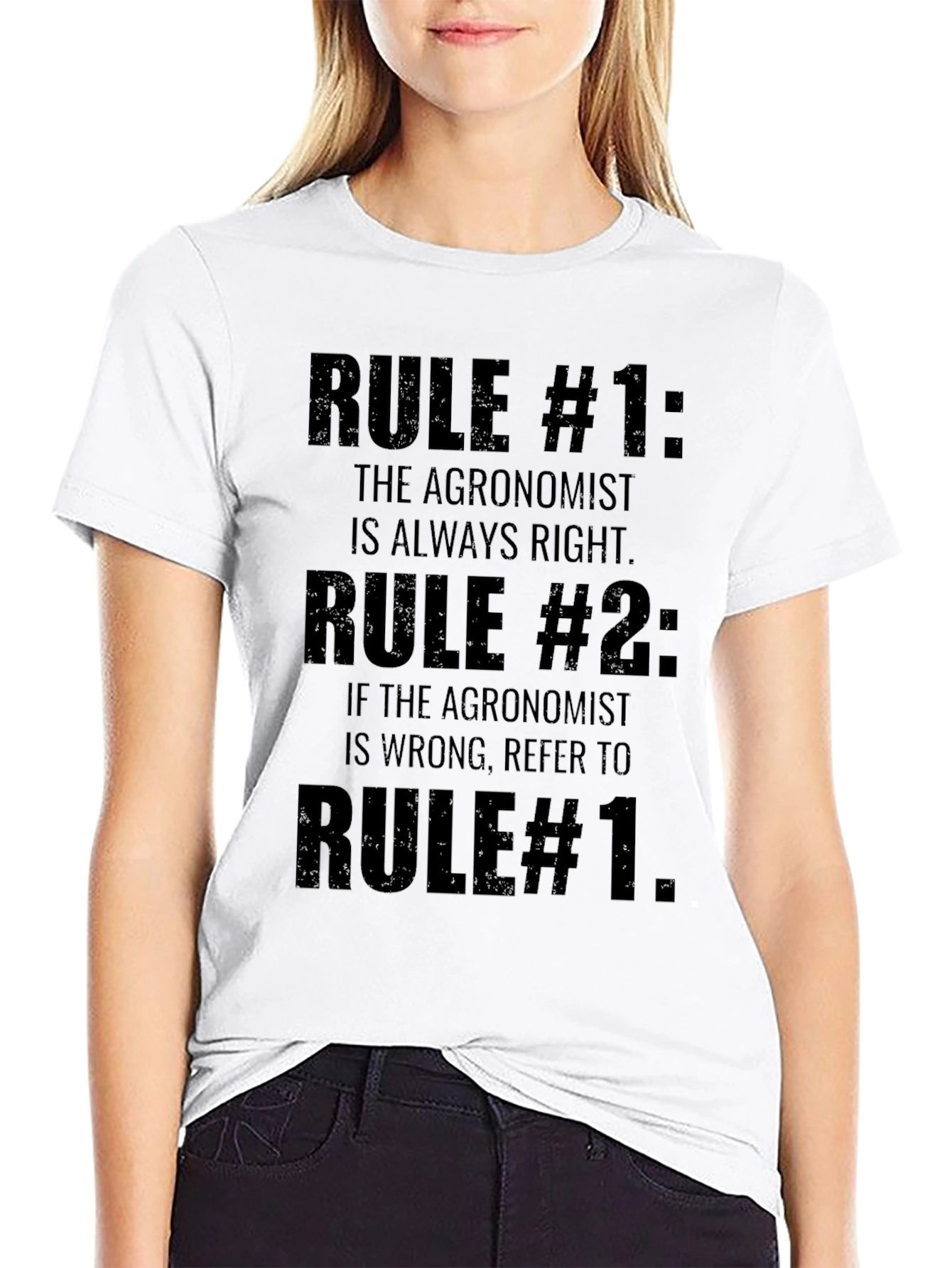 Agronomist Rules T-Shirt - Funny Agriculture Tee