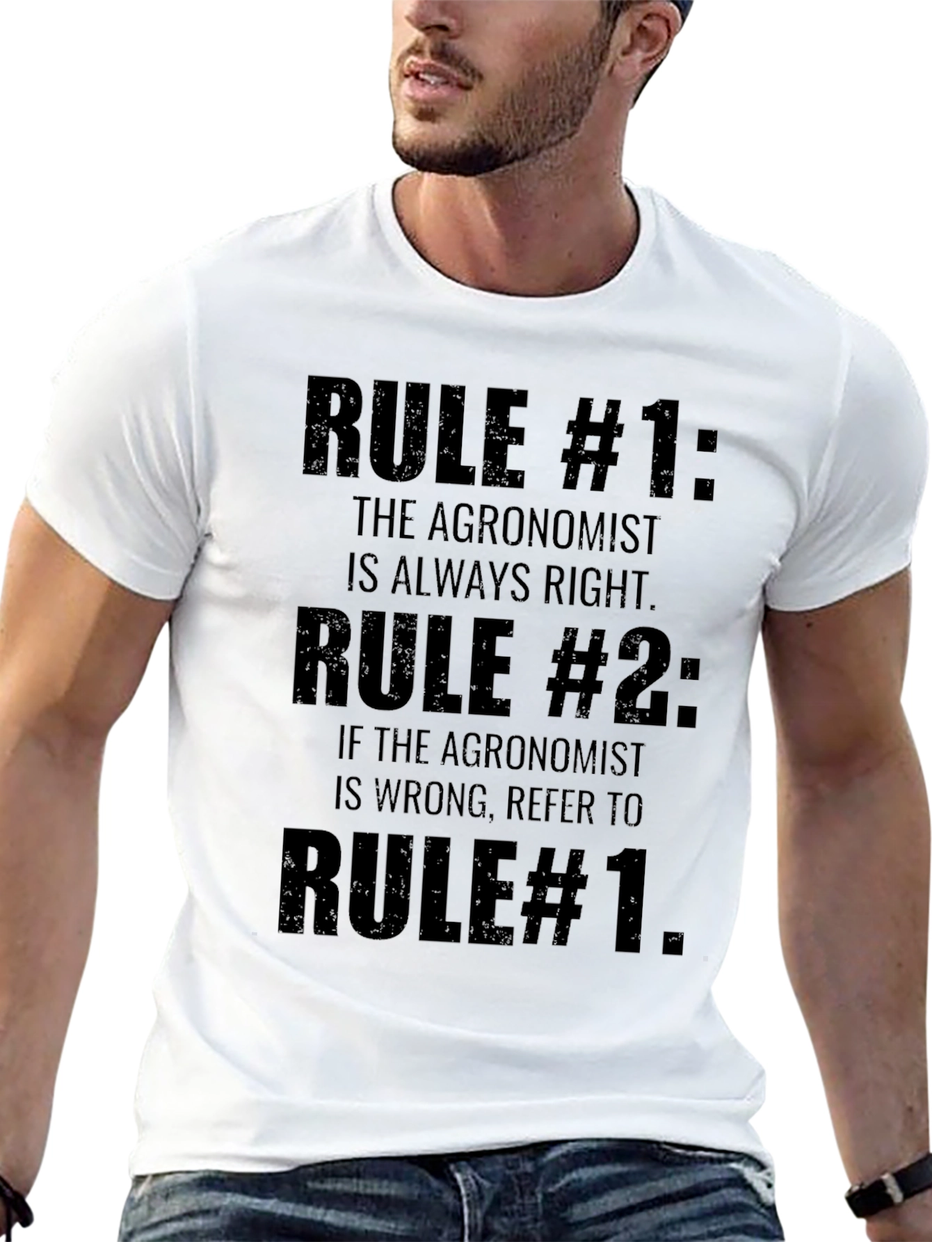 Agronomist Rules T-Shirt - Funny Agriculture Tee