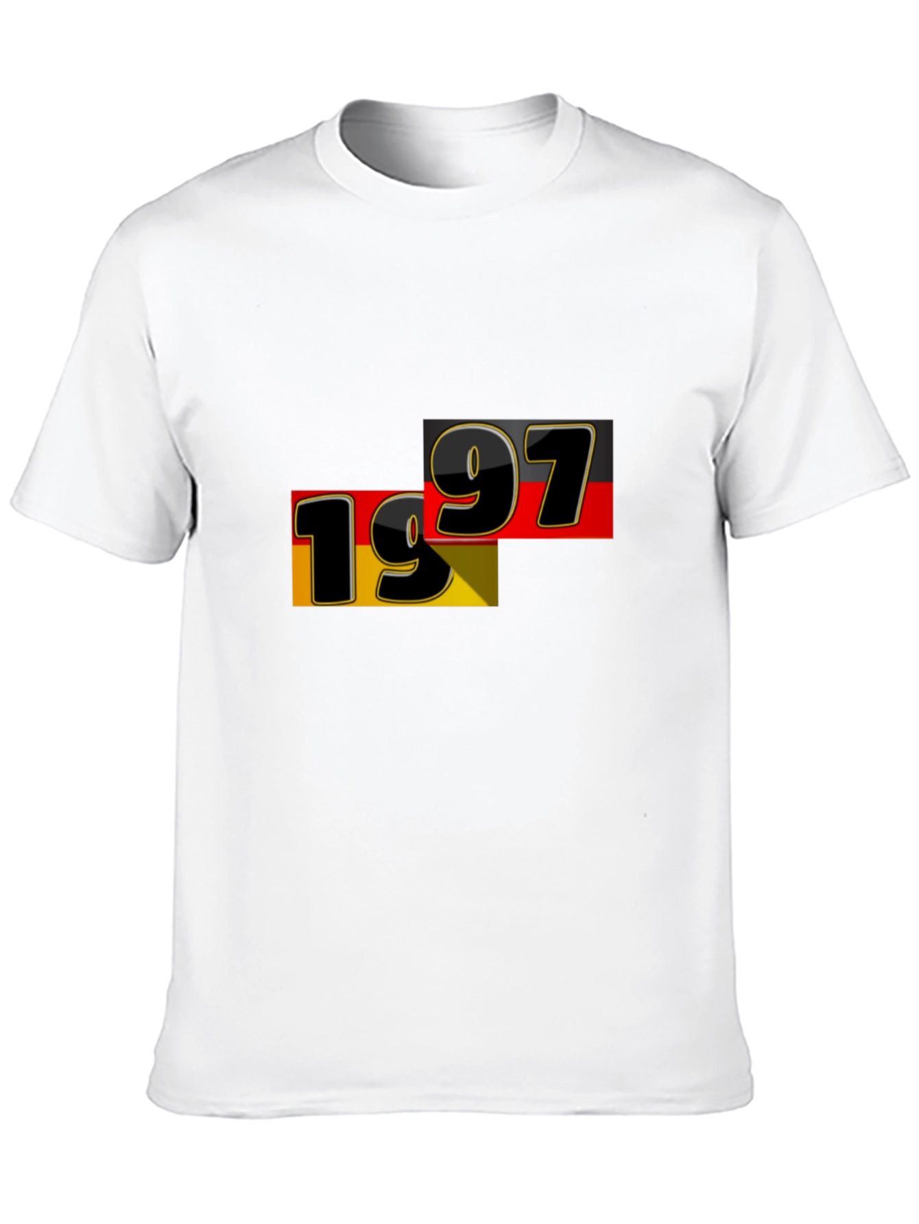 1997 Germany Flag Graphic Tee - Black
