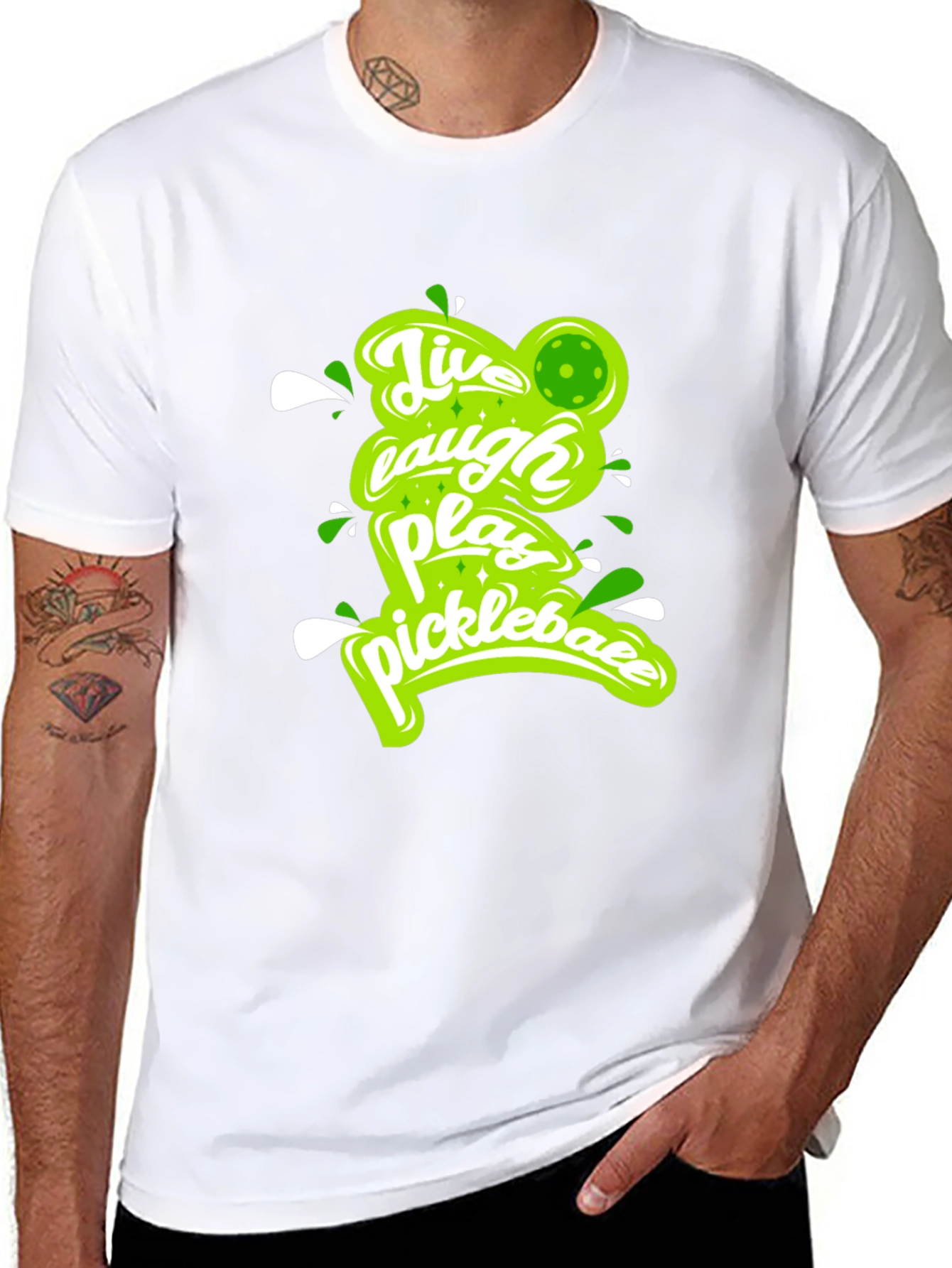Live Laugh Play Pickleball T-Shirt